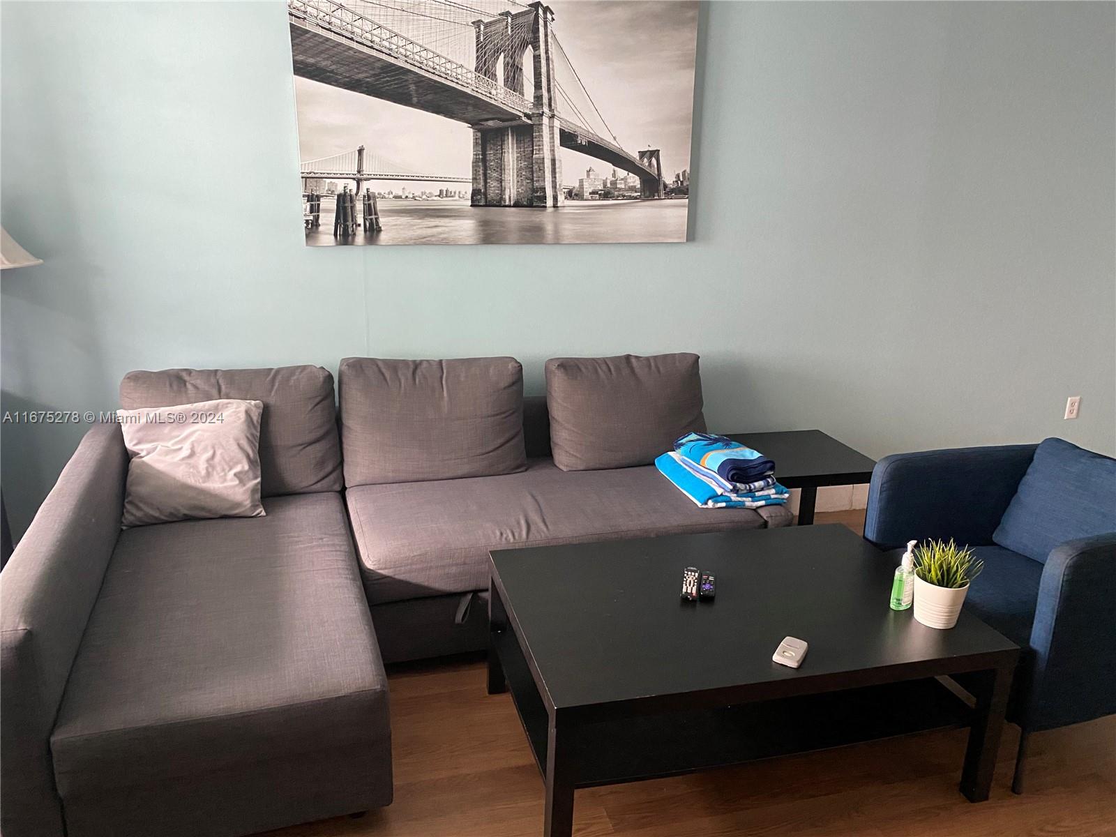 Nice One Bedroom , on the 5th floor, 700 sq. feet.Lots of closet space. Main location location on South Beach.
One block from Lincoln Road, close to the beach, near public transportation. Very neat and clean. Central AC.Laundry available downstairs. Assigned Parking Spot. Secured Entry. FURNISHED First, last month and security to move in. 6 months lease $2100.