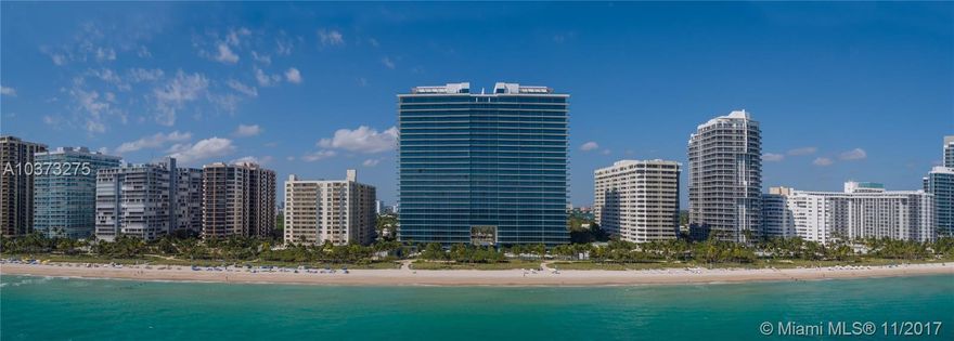 Beautiful 3 bedroom flow-through corner unit with views of both the inter coastal and the beach in luxurious Bal Harbour.