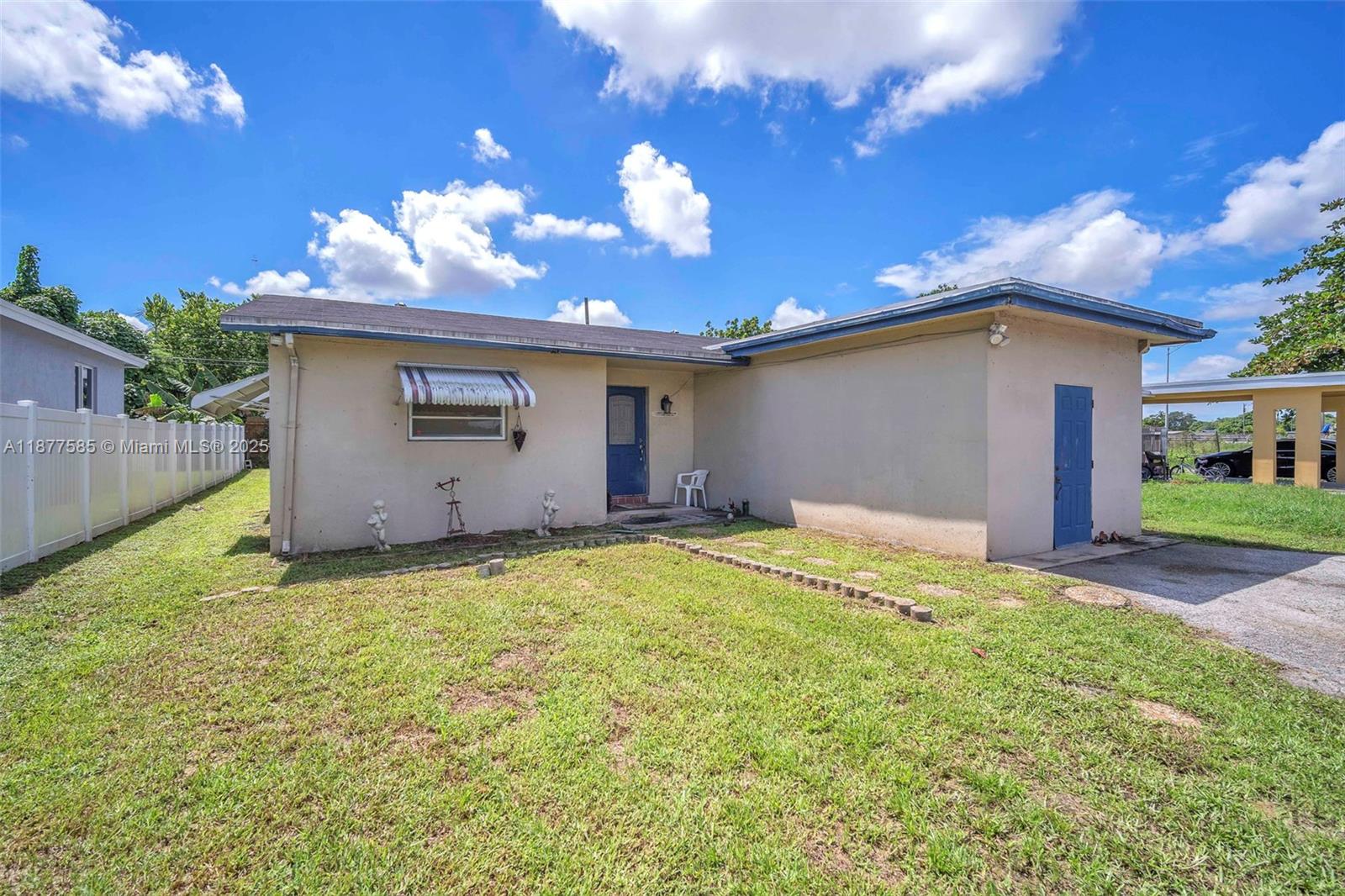 This larger home sits at the end of a quiet, low-traffic street and offers the perfect opportunity to create the home you’ve always envisioned. With a solid roof, a 2-year-old AC system, and a newer washer/dryer, many big updates are already in place. Inside, you’ll find generous living areas with plenty of room to personalize through your own style. The converted carport provides an oversized garage/storage area that can easily be reimagined as an in-law suite, efficiency, or additional living space. With its spacious layout, flexible options, and great location, this home is ideal for buyers seeking a property with solid bones and endless potential to customize and add value. Nearby schools, easy access to highways, convenient shopping, hospitals, parks, and only 6.5 miles to the beach.