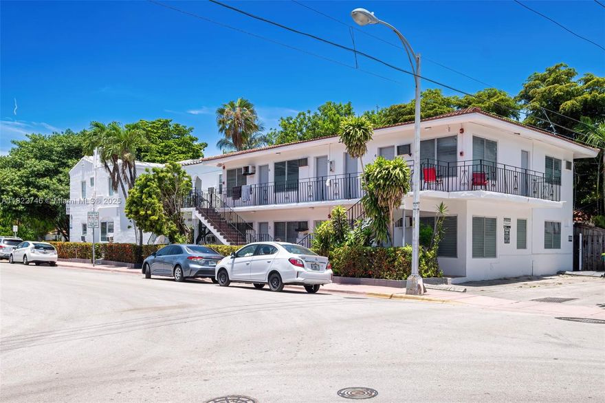 Offered at a 6.2% Proforma Cap, the property is currently 100% occupied. The property is part of a 10-property portfolio all located in South Beach. It can be purchased individually or as part of the portfolio. The property includes two parking spaces, it features a community laundry and it has 4 units that are considered suites with no kitchens, just refrigerators. The unit mix includes 10 studios, 2 1BR/1BA and 1 2BR/2BA. It has over $140,000 in combined CapEx between the current and previous owner.