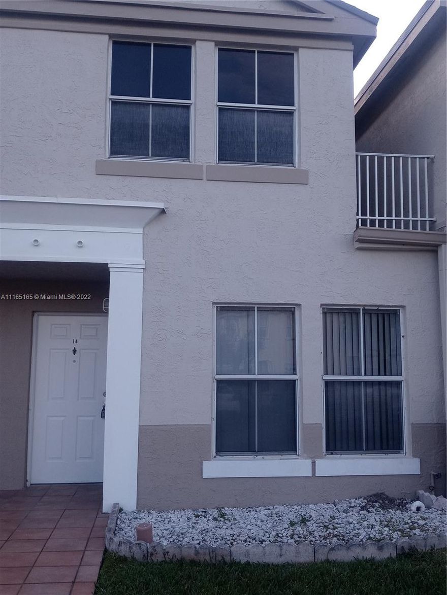 Cozy water view 3/2.5 townhouse in the prestigious Fontainebleau-Doral area. Recently remodeled, featuring new roof, floors and freshly painted with a brand new 2.5 ton ac and heater just installed. This is the property you have been waiting for …Great for first time buyers or investors bring your most demanding buyers to discover this hidden gem!!!It wont last!!
Association Information: