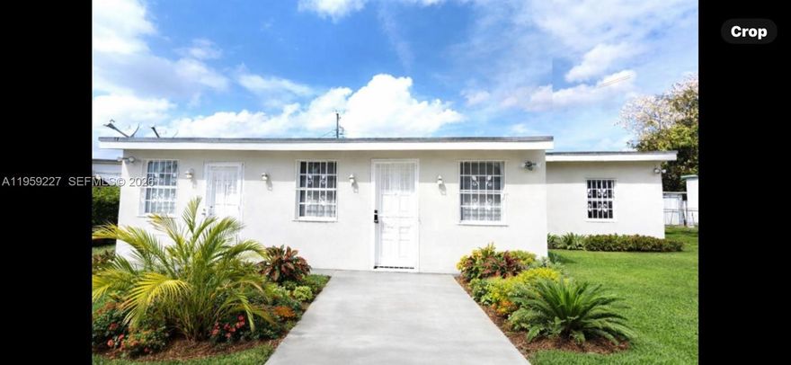 Beautiful 3-bedroom, 2 Bath home located in a quiet residential area. The property features a spacious patio and large yard, laundry room, ideal for entertaining, pets, or future expansion. Well-distributed layout with great natural light and excellent potential. A great opportunity for both homeowners and investors. The house is currently rented until October 5. The tenant pays $3,150 a month. New central A/C.