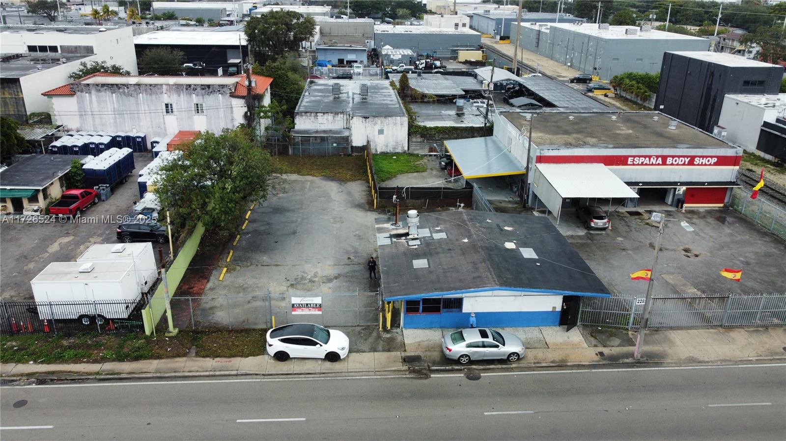 13,150sf Industrial Lot for any industrial application, with current on-site Cafeteria/Restaurant and Potential for Residential Development via Live-Local. Site has direct frontage on nw 22 ave, a significant north-south commercial corridor that runs the full length of Miami Dade County, connecting many critical neighborhoods. Site has industrial zoning, permitting for any related use such as outdoor storage, truck parking, auto uses, or warehouse development. Currently there is a 1,300sf cafeteria building, which does need work to repair and has violations but whose use and license are still valid and can be reformed. Location adjacent-West of Wynwood and adjacent-North of the Civic Center means it is in the immediate path of development, with many prominent developers projects.