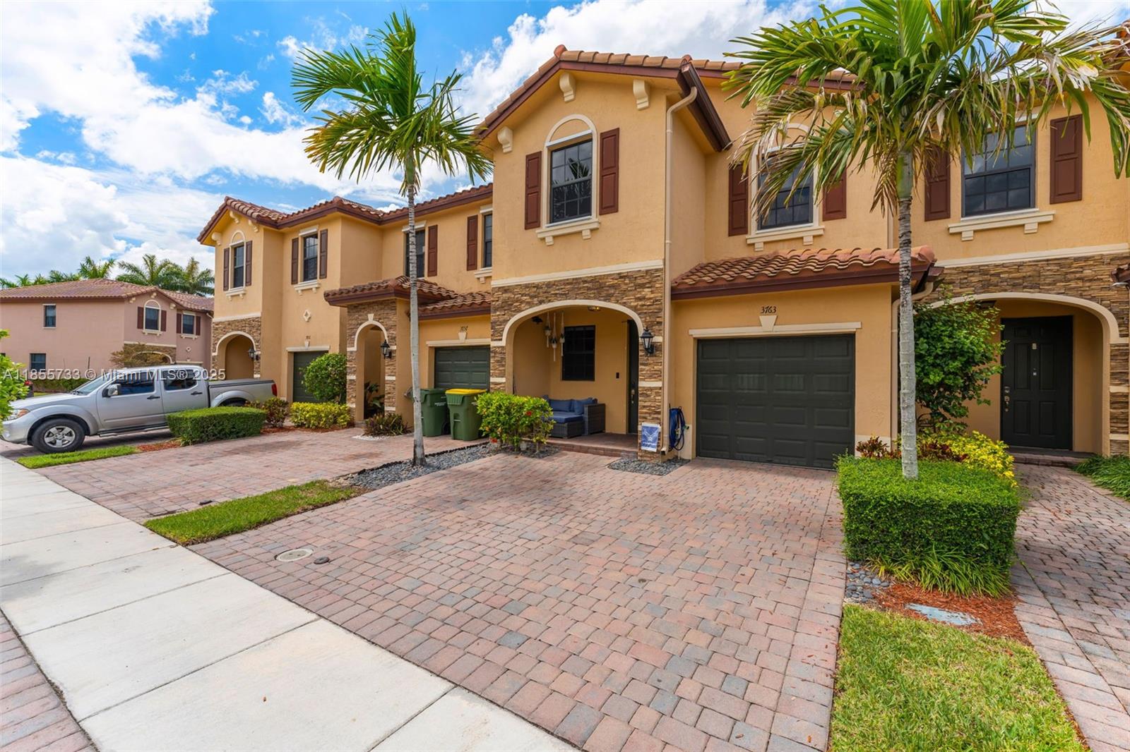 Welcome to this spacious and well-maintained 3/Bed, 2.5/Bathroom townhouse located at Chateau in the Vineyards community. This two story home offers comfort, style and convenience, perfect for families or professionals. Property features open layout with tile flooring on the first floor and cozy carpet upstairs. Modern kitchen with stainless steel appliances, generously sized bedrooms, including a spacious master suite. Private backyard perfect for relaxing or entertaining, washer & dryer, 1 car garage. Prime Location close to Homestead Air Reserve Base, minutes away from Baptist Hospital, and easy access to major routes including Florida Turnpike/Expressway. Enjoy
the peace of a quite, gated community with full amenities while staying close to everything you need. Schedule a tour today!