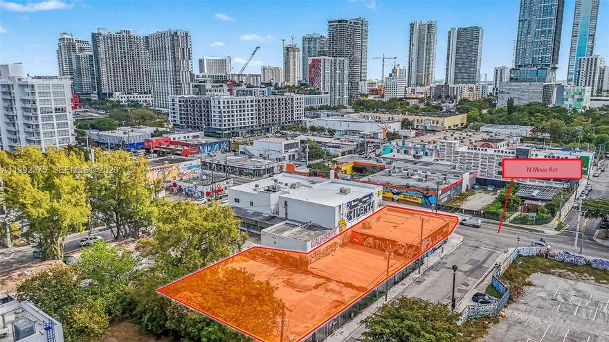 Rare Wynwood development opportunity on a high-visibility corner at 2500 N Miami Ave. This ±0.4-acre site offers prime frontage along North Miami Ave and NW 25th St, a key connector within the neighborhood. The property is approved for a 12-story mixed-use project featuring 122 residential units, ground-floor retail, and amenity spaces including a pool deck and co-working areas. Located in one of Miami’s fastest-growing urban districts, surrounded by new development, retail, and entertainment. Ideal for developers seeking a prime site in a high-demand market.