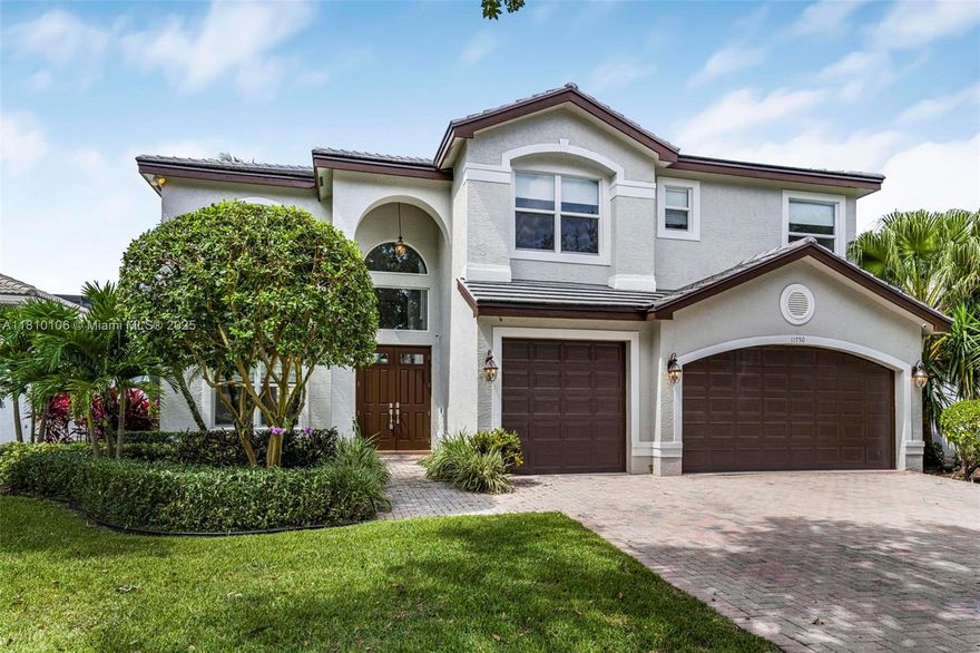 Gorgeous 5 Bed/3 Bath Waterfront Single Family Home Located in the Prestigious Saturina Community. This One of a Kind Home Features a 3 Car Garage, A Private Pool, and a Covered Summer Kitchen Perfect for Entertaining. Home is Being Rented Almost Fully Furnished, Except 1 Bedroom. This Stunning Property Also Features Tile Floors on the First Floor and Wood Floors on the Second. Primary Bedroom is Exceptional, Featuring a Seating Area, Large Walk in Closet, En Suite Bathroom with Dual Vanity Areas, Modern Stand Alone Tub, and Separate Glass Shower. Community Amenities Include Community Pool, Clubhouse, and Tennis Courts, Plus More. Location Offers Easy Access to All Major Roadways, Shopping, Dining, Public Parks and Public Transportation. Available 07/14/2025 . - See Broker Remarks