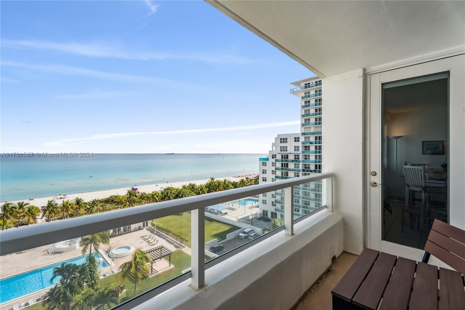 Property for Sale at 5005 Collins Ave 912, Miami Beach, Miami-Dade County, Florida - Bedrooms: 1 
Bathrooms: 2  - $498,500