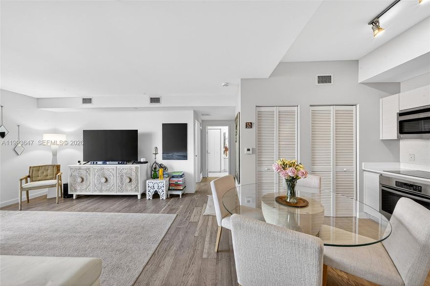 Baltus House is a boutique style condo building in the Design District. The beautiful amenities include a rooftop deck, 7th floor pool deck with 2 pools and a hot tub, Gym, Club Room and more! This one bedroom+den is beautifully laid out with engineered wood floors throughout. Centrally located, just steps away from upscale boutiques, fine dining and entertainment, and just  15 minutes from the airport. It’s a must see!

Parking spot on the same level as unit.