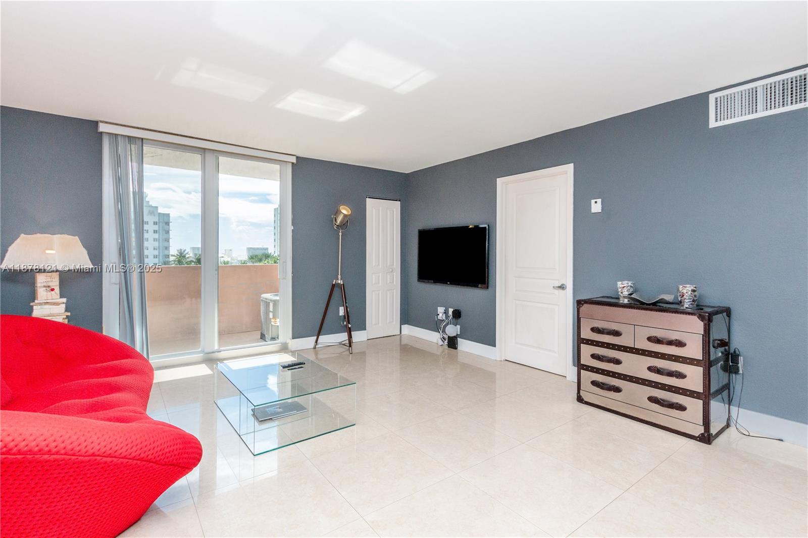 A JEWEL in South Beach. Very spacious bigger than a 2 bedroom apartment. This is the lowest price in South Beach for an apartment this size. Tastefully remodeled, furnish and decorated, almost 1000 SF, turn-key ready, covered parking. One year lease only, no pets. the building is going through renovations due to the 50 year inspections. No pets.