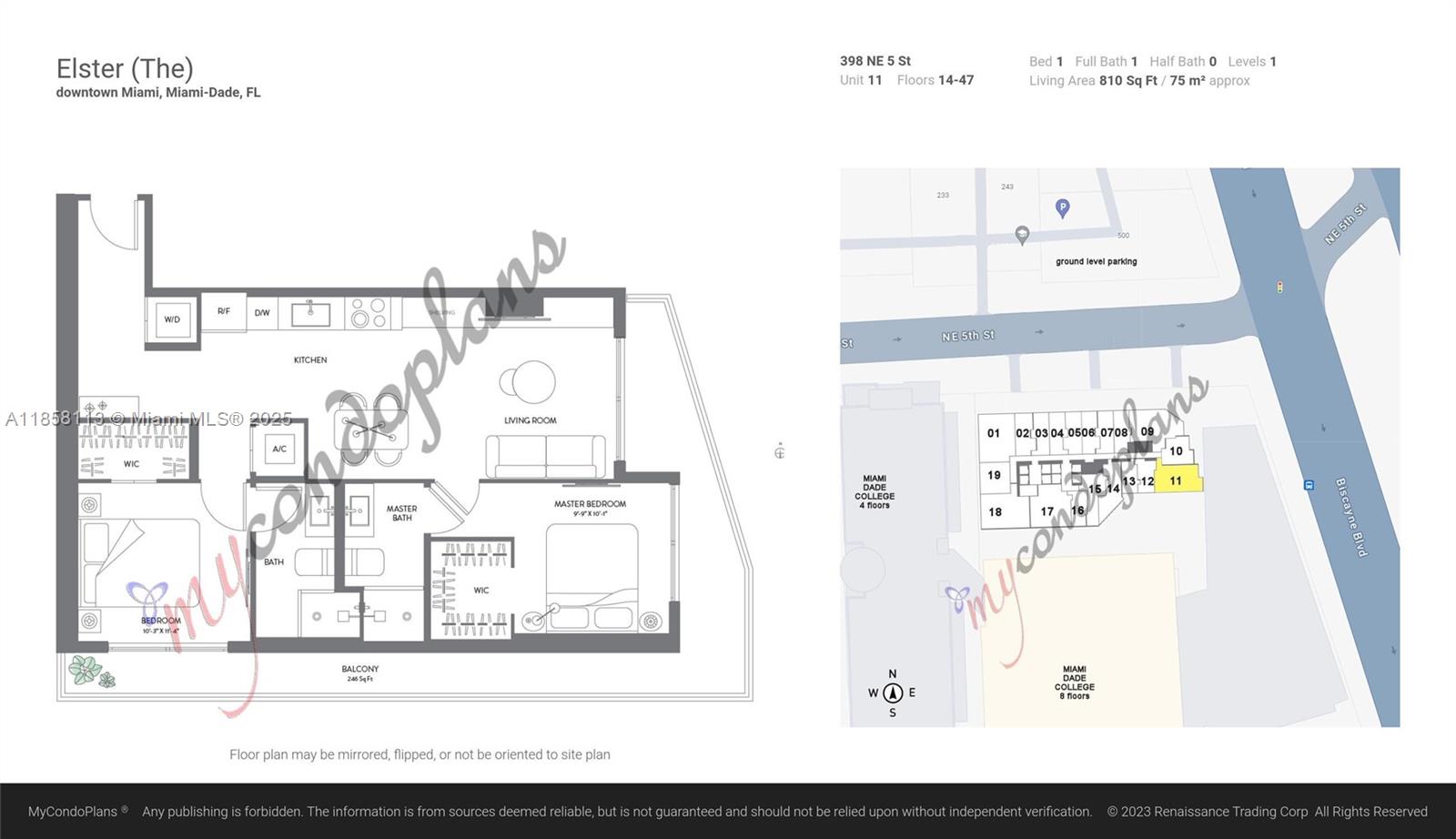 MAP OF MIAMI DADE CO. FL. - Residential Lease