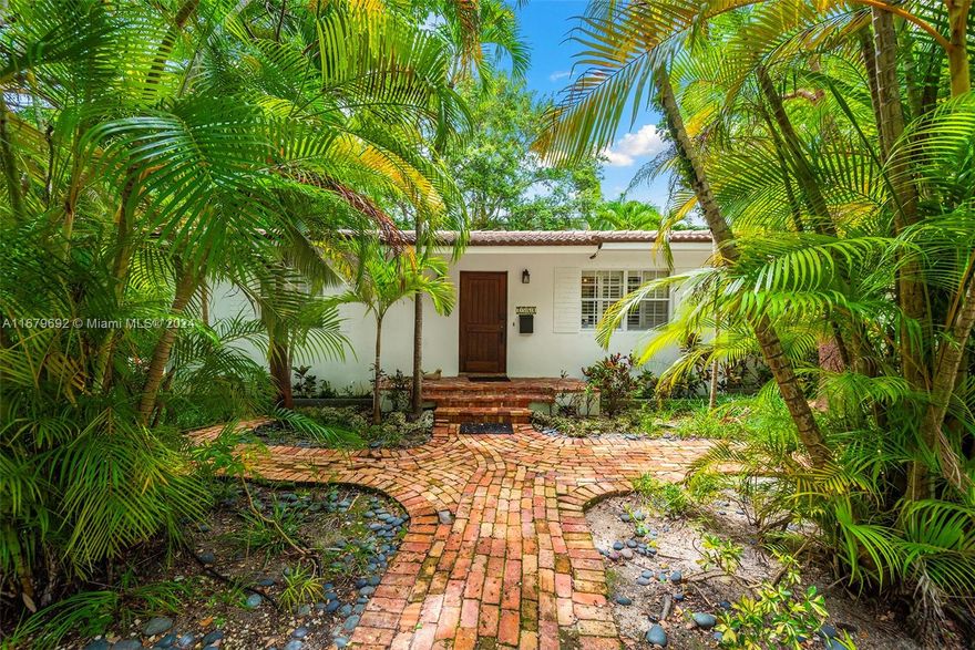 Introducing a bespoke sanctuary nestled within the vibrant heart of Miami's Coconut Grove neighborhood. Located on a corner lot and closed street, this charming 3 bed, 3 bath abode offers a harmonious blend of comfort and character.  Stepping into this home, you are greeted by an open-floor design that marries function with aesthetics and flowing seamlessly from the foyer to the living areas with wonderful, natural light.  Each bedroom is a retreat of its own, with the primary bedroom providing an oasis of tranquility. Spacious and elegantly appointed, it also features a separate office space or den.  Incredible location and just a casual stroll away from the charm of Coconut Grove's cafes, boutiques, and restaurants with the esteemed, Ransom Everglades School within mere minutes away.