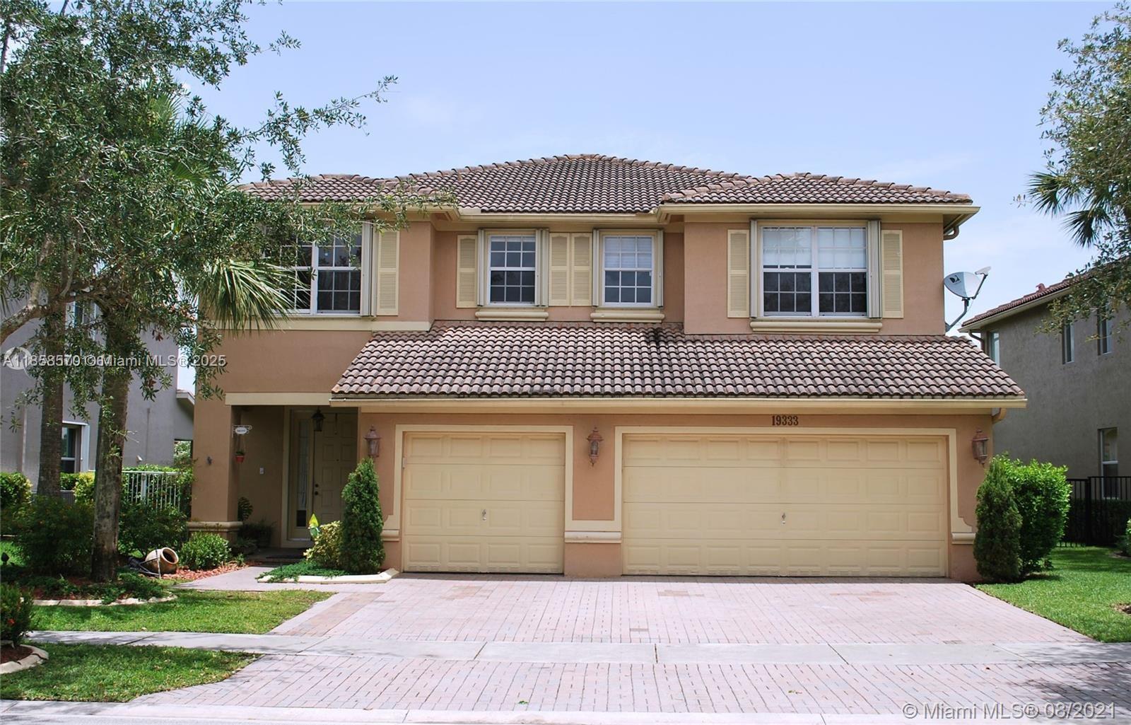 Best Priced home in the community! Great opportunity to live in this stunning 5-bedroom, 3.5-bath + loft home located in one of the most sought-after gated communities. This light, bright, and spacious residence offers everything you need for luxurious and comfortable living. Enjoy your own resort-style pool and spa, perfectly positioned to overlook a serene, lake. Elegant open layout with abundant natural light. Newer refrigerator, washer & dryer & Accordion shutters throughout. Access to a one-of-a-kind clubhouse with incredible amenities. Located in an area known for top-rated schools vibrant community living. Whether you're relaxing by the pool or entertaining guests. Home is the perfect backdrop for your lifestyle. Lawn & Pool Service paid by Landlord. Tenant occupied but easy to show