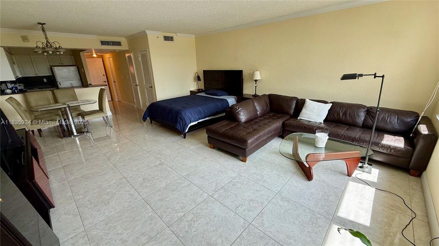 Best price in the building ! Investor-friendly studio in a prime Hollywood Beach location! Fully furnished, with direct beach access, a resort-style pool, and a fully equipped gym—offering the perfect blend of comfort and convenience. The building features 24/7 doorman security for a safe and welcoming environment. Ideal for investors or those looking for a vacation getaway. Flexible 3-12 month leases make it easy to rent. The unit includes a walk-in closet, extra storage, and an in-unit washer/dryer combo. Maintenance covers all amenities, cable TV, WiFi, and one parking space. Fully certified for 50 years, with no current special assessments. Don’t miss this opportunity!