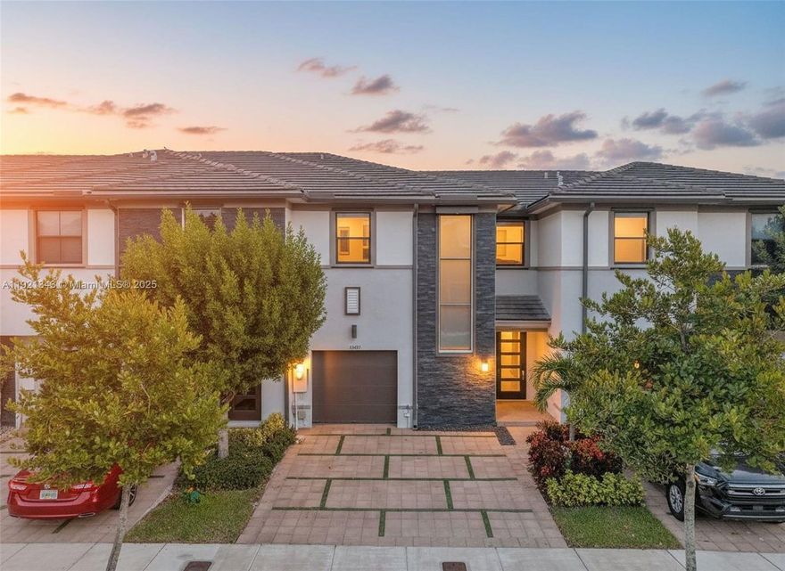 This two story townhome stands out the moment you step inside. The owners have cared for it with intention, keeping every space clean, updated, and truly inviting. The open layout, impact windows, smart features, and modern touches lead to a private backyard with direct access to the lake, creating a calm setting for quiet mornings or easy gatherings. The gated community offers a resort style clubhouse, pools, cabanas, gym, playground, and a dock for lake activities. Set in the center of Miami Lakes, an area loved for its parks, peaceful vibe, top schools, and strong sense of community.