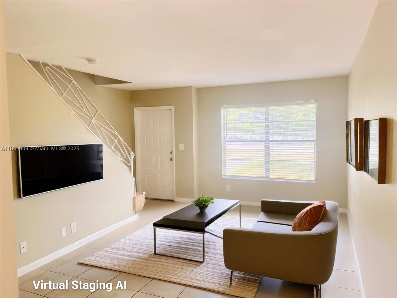 This charming 2-bedroom, 1.5-bath townhouse is freshly painted and move-in ready. The unit features refinished grout in tiled floors, a refinished bathtub, and built-out closet systems in both bedrooms. Enjoy the privacy of a fenced backyard, along with the convenience of a washer and dryer inside the unit. The unit has tile floors and flat ceilings for a modern look. The community is quiet and well-maintained, offering fantastic amenities, including kids' playground, and tennis court. All ages are welcome. Located in East Plantation, close to the Turnpike and public transportation. Water included. This is a great opportunity that won't last long! Paystubs, income proof, and 3 months of bank statements are required. HOA approval is necessary.