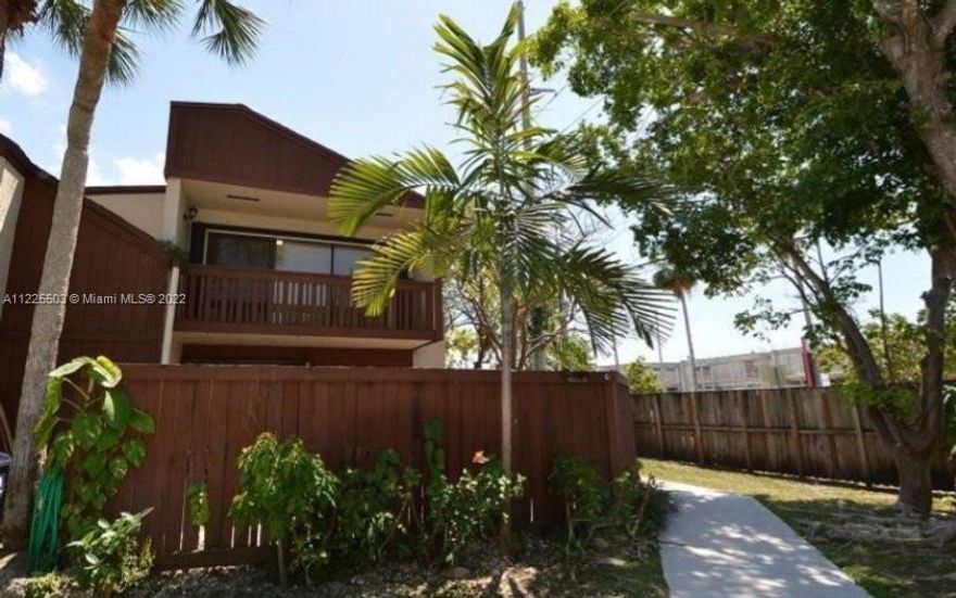 Desirable gated community is a one of a kind, surrounded by green areas & paths, and amenities such as pool, playground, and tennis courts. Very clean, all tiled flooring w/upgraded kitchen cabinets, tiled back splash. 2 outside patios to enjoy barbecuing or entertaining guests as well as large master bedroom balcony. Unit includes washer and dryer in unit. Water, insurance, internet, security and other amenities included in the HOA.