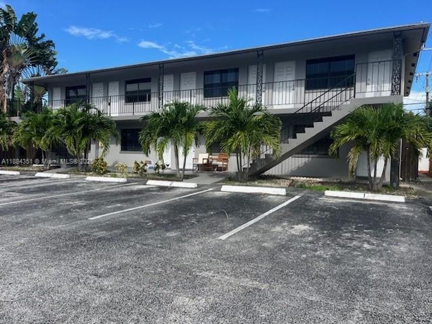 Clean, well maintained building in the heart of Imperial Point, Fort Lauderdale. Desireable neighborhood near restaurants, hospitals, houses of worship, transportation, walking distance to Starbucks and 7 minutes to the beach at beautiful Lauderdale by the Sea. Laundry on premises, one parking space per unit, pet friendly building with nice tenants.
