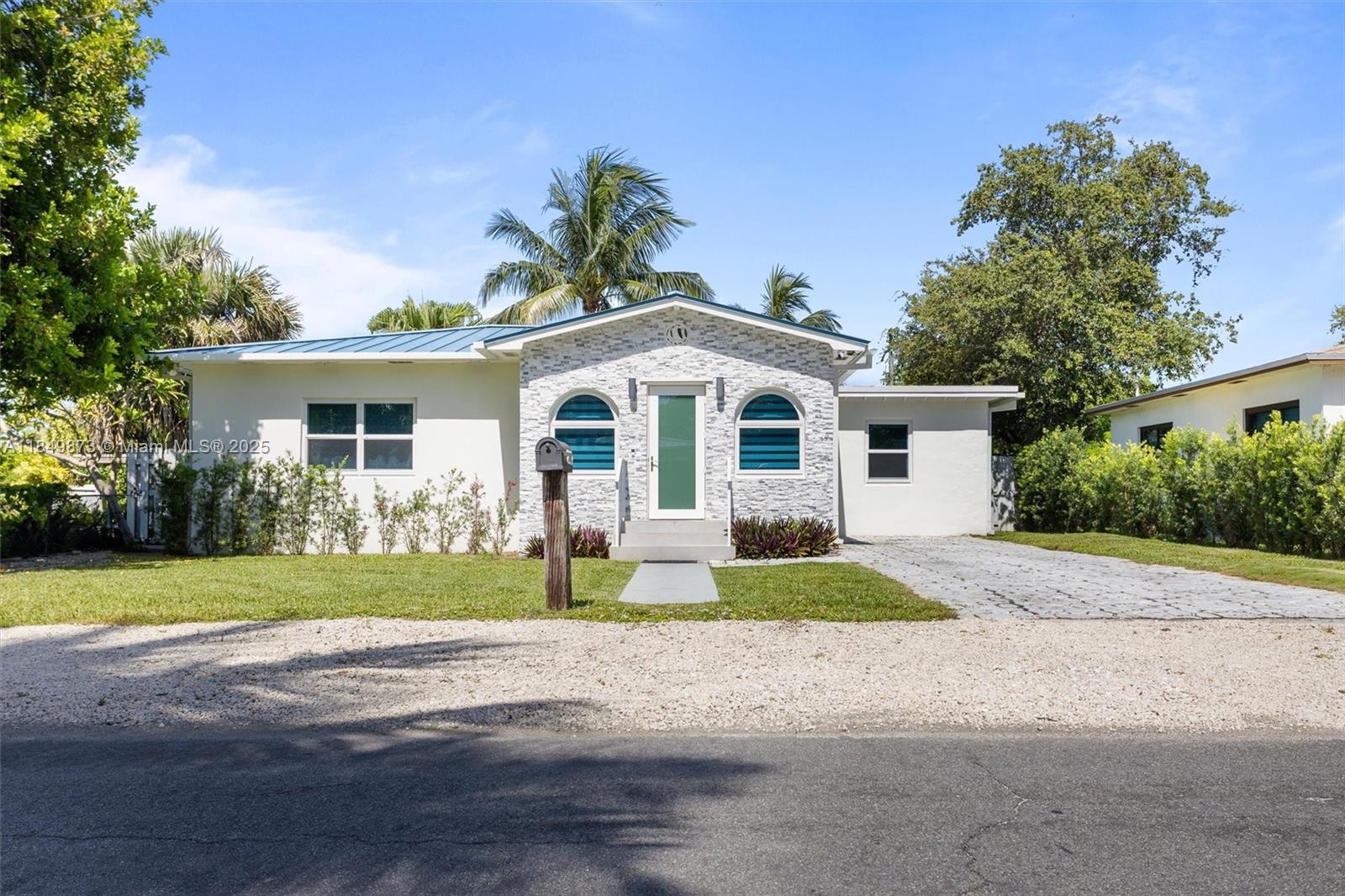Wake to the breezes, sip coffee by your private pool, and embrace the ease of coastal living. This turnkey 3BR/2BA retreat in Melaleuca Gardens offers peace of mind with 2018 impact windows, a 2023 aluminum roof, a new electric panel, and a fully renovated kitchen, bathrooms, and floors. Storage room. Just minutes from the beach, airport, Brightline, and shopping plazas, it's ideal as a serene escape or thriving short-term rental. Live, relax, or invest in your own slice of paradise.
