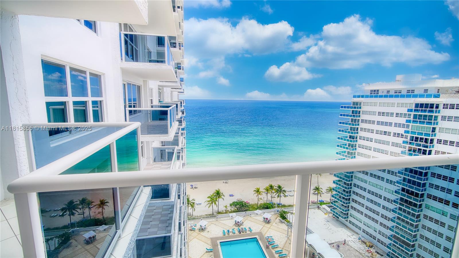Ocean Front Beautiful 2bed/2baths & 1/2, fully furnished. Spectacular direct ocean views from dining room, both bedrooms and balcony. Stainless steel appliances, laundry room with a full size washer an dryer. Well decorated. New elevators. Several amenities: 2 gyms, club house, heated pool, theater room. Beautiful sunset. Located at the desirable Galt Ocean Mile. Near by nice restaurants, shops and more. Covered parking space. Landlord requires proof of Rental Insurance before move in date.