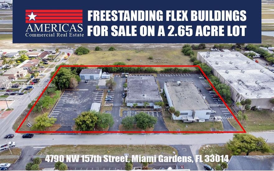 +/- 115,863 Sq. FT. Total Land Size
+/- 34,516 Sq. FT. Total Size off All Buildings
+/- 20,157 Sq. FT. Total Size Main Building
+/- 11,959 Sq. FT. Total Size Medium Building
+/- 2,400 Sq. FT. Total Size Smaller Building