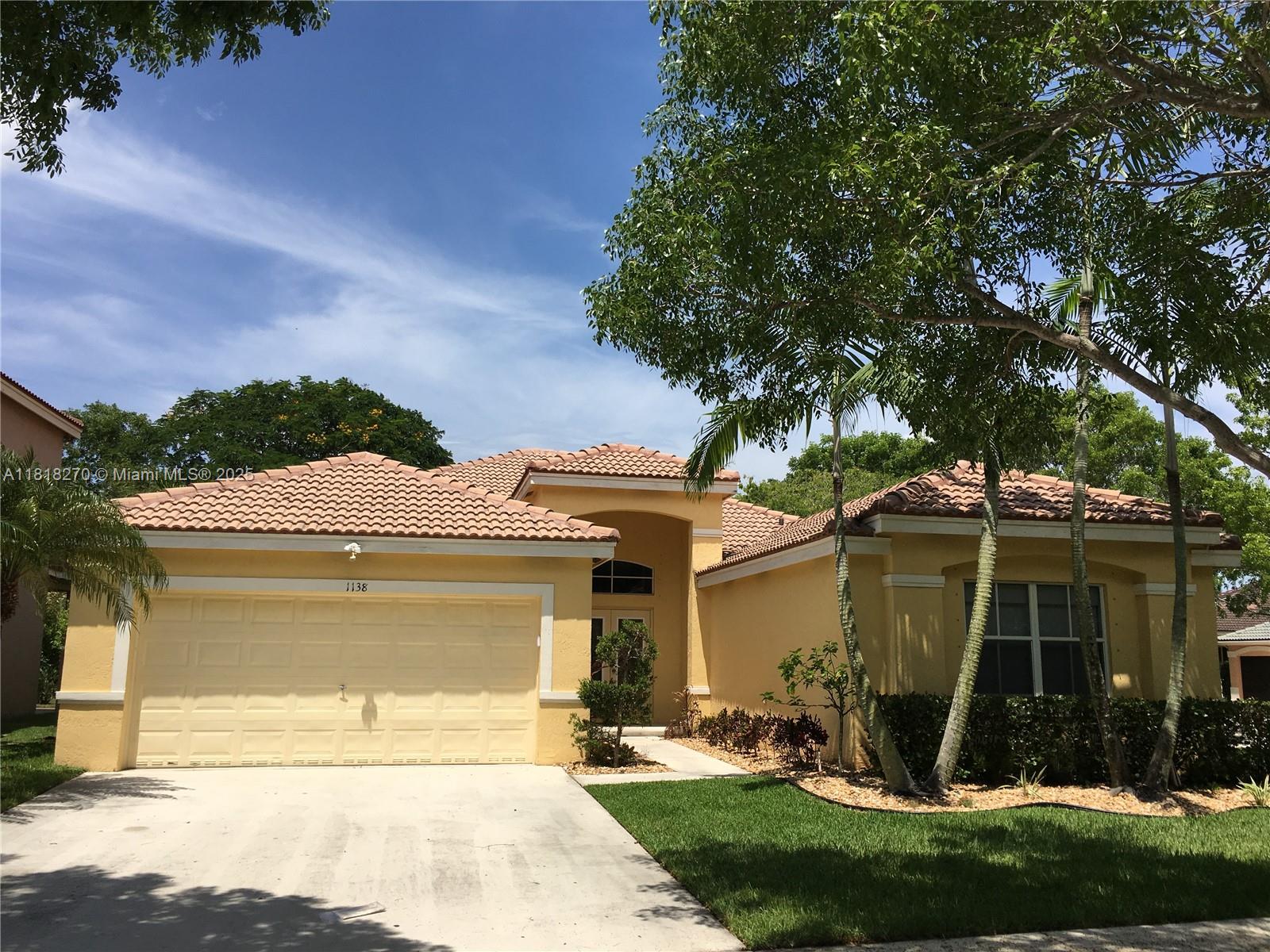 Rental Property at 1138 Croton Ct 1138, Weston, Broward County, Florida - Bedrooms: 4 
Bathrooms: 3  - $5,200 MO.
