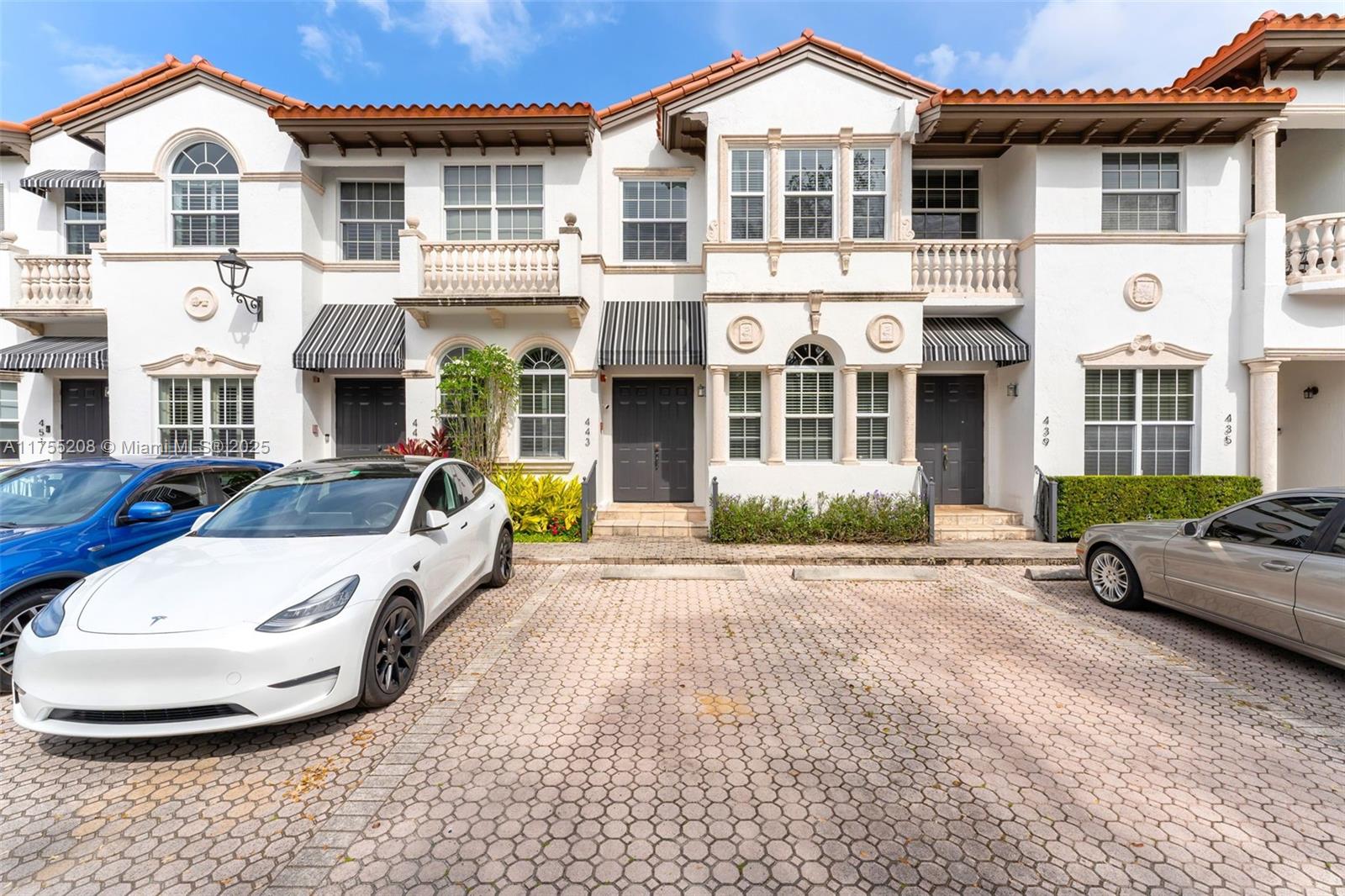 Located in the heart of Coral Gables, this rarely available turnkey townhouse blends modern luxury and prime location. Just a short walk to shopping, fine dining, Granada Golf Course, & the Coral Gables Country Club. Featuring 3 bedrooms, 2.5 baths, & 1,690 sq. ft. of meticulously renovated space, this home is move-in ready with high ceilings & beautiful oak hardwood floors. LED lighting throughout creates a modern ambiance. All windows & doors were replaced in 2023 with new hurricane impact glass. The stylish kitchen was completely remodeled with quartz countertops and backsplash. Stainless steel Samsung appliances offer style and convenience. The townhouse includes two assigned parking spaces, and the private patio with mood lighting adds a serene outdoor touch.