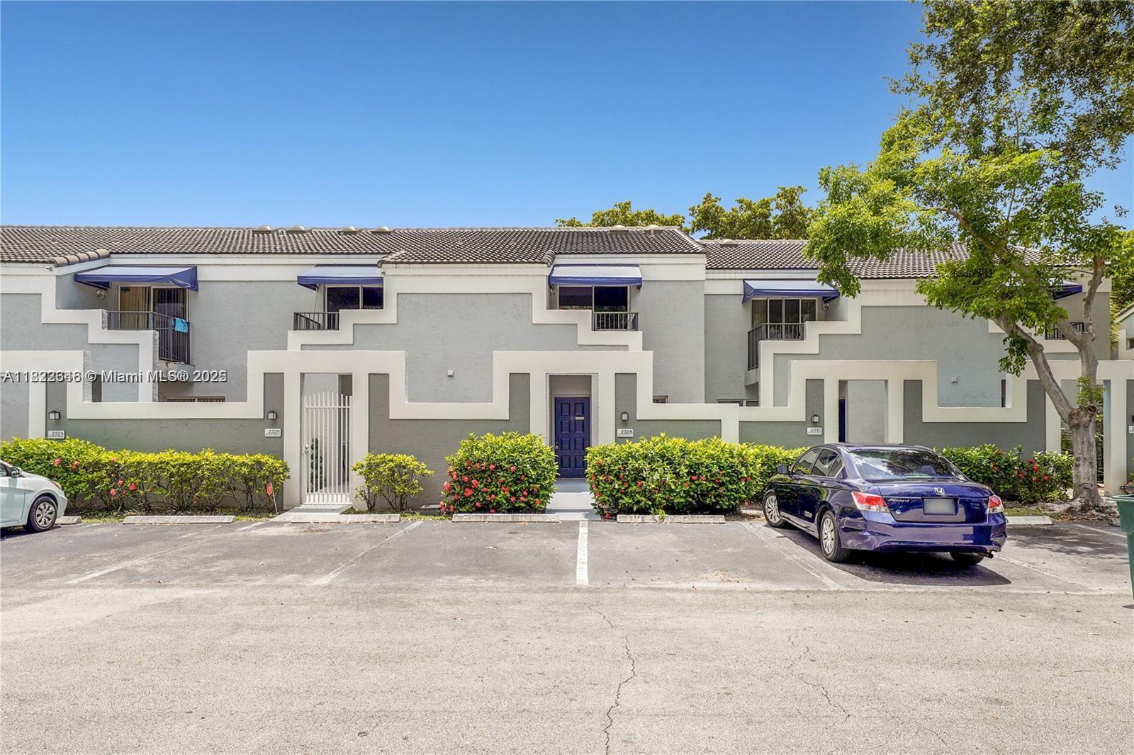 GORGEOUS TOWNHOUSE IN THE HEART OF BROWARD! HOME FEATURES TWO BEAUTIFUL MASTERBEDROOMS WITH FULLBATH ON 2nd STORY! HOME OPENS TO AN COURTYARD ENTRANCE OF AN COVERED PATIO WHEN ENTERING THE FRONT DOOR! THE FIRST FLOOR ENTRY HAS AN BEAUTIFULLY UPGRADED HALF BATH DOWNSTAIRS! FULL WASHER AND DRYER IS DOWNSTAIR TUCKED AWAY JUST ACROSS FROM KITCHEN & LIVING ROOM! THERE'S 2 BALCONIES UPSTAIRS! ONE BALCONY IS FACING THE FRONT OF UNIT & OTHER IN BACK OF HOME! TILE DOWNSTAIRS & WOOD STAIRCASE GOING UP TO THE 2nd FLOOR! KITCHEN UPDATED TWO YEARS AGO! THE CROSS-CREEK TOWNHOUSES RECEENTLY PAINTED EXTERIOR AND INSTALLED ALL AWNINGS WITH AN BRAND-NEW ROOF! THIS BEAUTIFUL UNIT IS JUST A FEW STEPS TO THE COMMUNITY POOL w/BRAND-NEW MAILBOX! THIS BEAUTIFUL TOWNHOME IS A MUST SEE! HURRY IT WILL NOT LAST!
