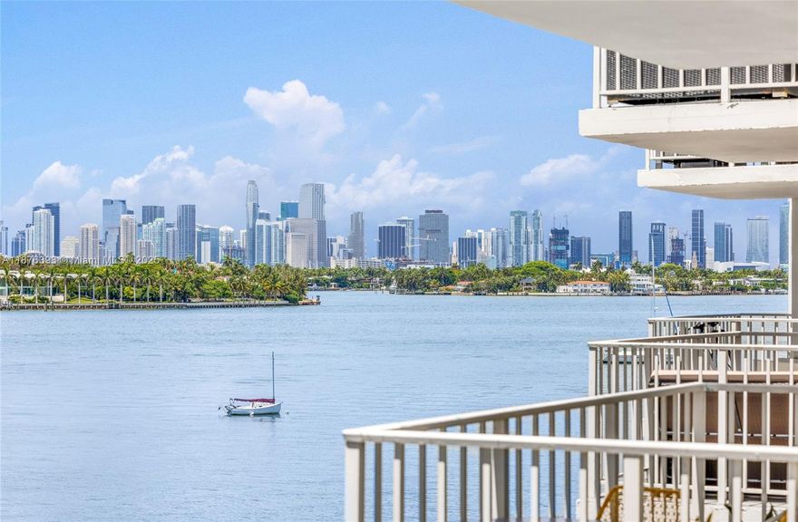 Spacious 1 bed / 1.5 bath on West Avenue. Enjoy the views of Downtown Miami and Biscayne Bay. Open layout, White kitchen cabinetry, this condo features floor-to-ceiling hurricane impact windows, generous closet space and a Balcony. Underground assigned parking space is included. Common areas recently have undergone a full renovation. Amenities include 24-hour concierge service, well-equipped gym, bay front pool, laundry facility, and bike room. You're just a short walk away from an array of shops, restaurants, parks, and beaches. Enjoy the neighborhood that has everything within reach.