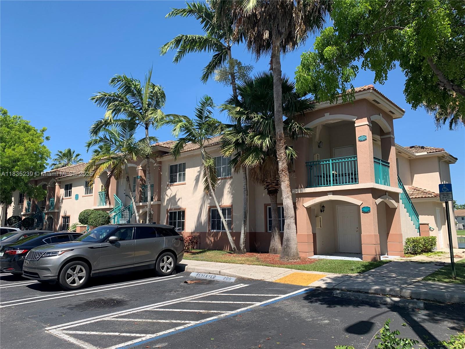 Beautiful 3/2 Condo unit on ground floor with Lake view on the desirable gated-community of Venetia Gardens. This condo has a spacious and functional layout floor with Tile throughout. NO Carpet. This unit comes with an additional storage space and you can park up to 3 cars on the community (1 assigned parking, other 2 at guest parking). Unit also has Washer and Dryer inside. The community has a great pool to enjoy with the family during the hot days of summer. Gated-Community with guard on gate bringing quietness and security to its residents. Close to shopping area, supermarkets and access to Florida Turnpike and US-1. This is a MUST SEE...!