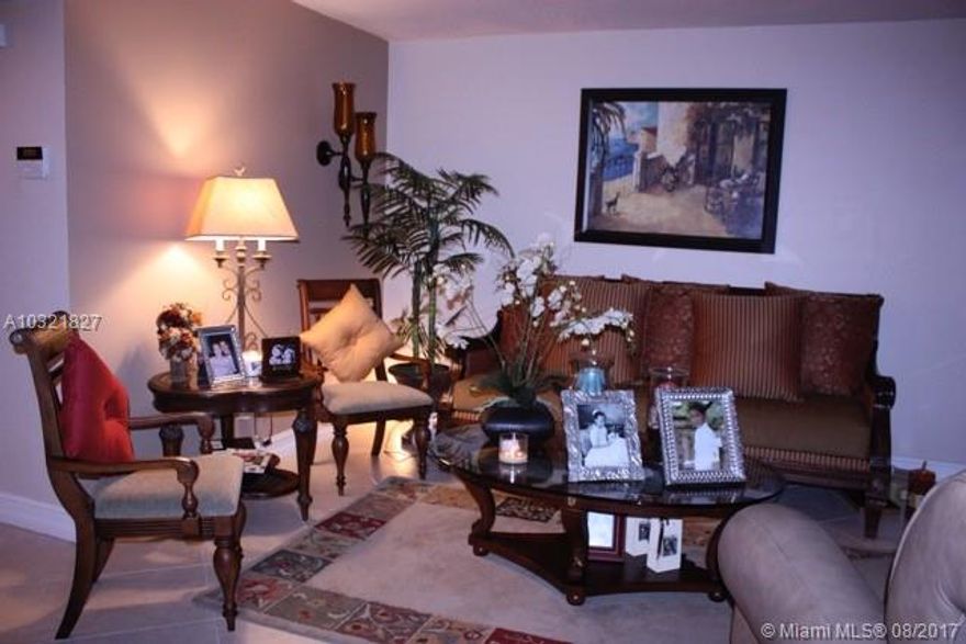 BEAUTIFUL 2 BED/ 2 BATH APARTMENT LOCATED ON THE 1RST FLOOR.  COMPLETELY UPDATED.  KITCHEN IS EQUIPPED WITH TOP OF THE LINE APPLIANCES AND GRANITE COUNTER TOPS. LAUNDRY ROOM AND PANTRY.   ENCLOSED BALCONY  WITH SLIDING DOORS THAT CAN BE USE AS A FLORIDA ROOM WITH TENNIS COURTS AND POOL VIEWS.  EXCELLENT LOCATION WITH EASY ACCESS TO MAJOR EXPRESS WAY, PARKS, BAPTIST HOSPITAL, SCHOOLS. WITHIN WALKING DISTANCE TO RESTAURANTS, SUPERMARKETS, PHARMACY, CHURCH AND SHOPPING CENTER.  AMENITIES INCLUDES 2 POOLS, 4 TENNIS COURTS, CLUB HOUSE WITH GYM, SAUNA, BILLIARD ROOM AND EVENT ROOM.  NO PETS ALLOWED