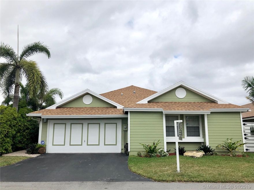 Well maintained home with an amazing layout. Breathtaking entrance with beautiful landscaping. "BRAND NEW ROOF IN 2018." This home has two large living rooms, one of the kitchen and the second living room with hard wood flooring that is connected to the dining room with access to a tiled back patio. This home has a great layout, perfect for entertaining. The side patio off the kitchen is very peaceful and has an electric awning; great for family gatherings. The backyard has plenty of space for a pool in the future. The master bedroom is very spacious with a large walk-in closet and a separate dressing area; it also has its own private on suite bathroom. Very nice and quite neighborhood and it is centrally located in Kendall. LOCATION, LOCATION, LOCATION! AMAZING schools and shopping nearby