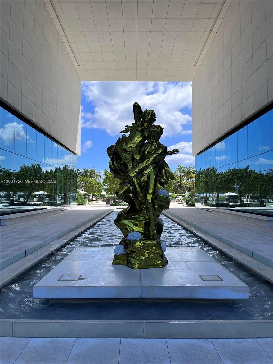 Ocean front corner unit with 2 beds, 2 1/2 Baths at the beautiful & desirable Oceana Bal Harbour. As you open the windows to your wrap-around terrace you will be immediately connected to the vibrance of the Ocean, sound of the waves and the beauty of the palm trees right in front of you. Oceana with 4.8 acres of land accommodates many amenities such as 2 tennis clay courts, 2 swimming pools, private restaurant, cabanas, movie theater, 5-star spa and gym facilities and lots of art throughout the property. The prized Jeff Koons’ Pluto and Proserpina, a stainless-steel sculpture that stands over 10 feet tall and Ballerina right between the 2 pools are the jewels of Oceana. When people come, they just fall in love with Oceana
