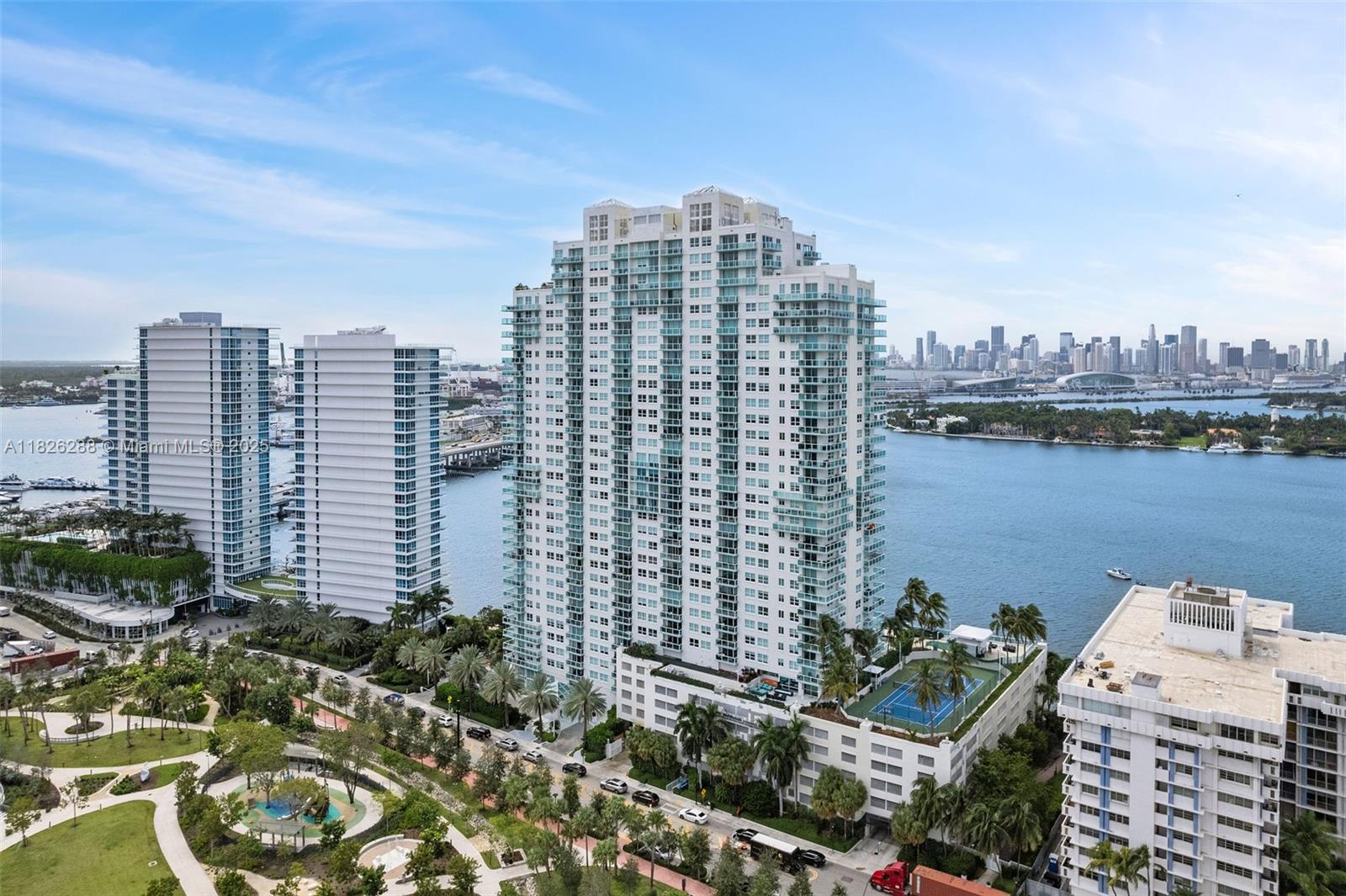 Live where luxury meets lifestyle in this beautiful 3-bedroom 2 Bathroom residence with 2 assigned parking spaces at The Floridian Miami Beach, with sweeping views of South Beach, including Canopy Park, the Atlantic Ocean, and the vibrant city skyline. This premier bayfront building offers panoramic Biscayne Bay and Ocean views and unparalleled amenities—including two pools, hot tub, tennis court, spa, fitness center with saunas and steam rooms, concierge, valet, and more. Just a short stroll to Whole Foods, Lincoln Road, and the beach, with effortless access to Downtown, the Design District, and the Miami Airport. The Floridian is more than a home—it’s a vibrant, full-service lifestyle in the heart of South Beach.