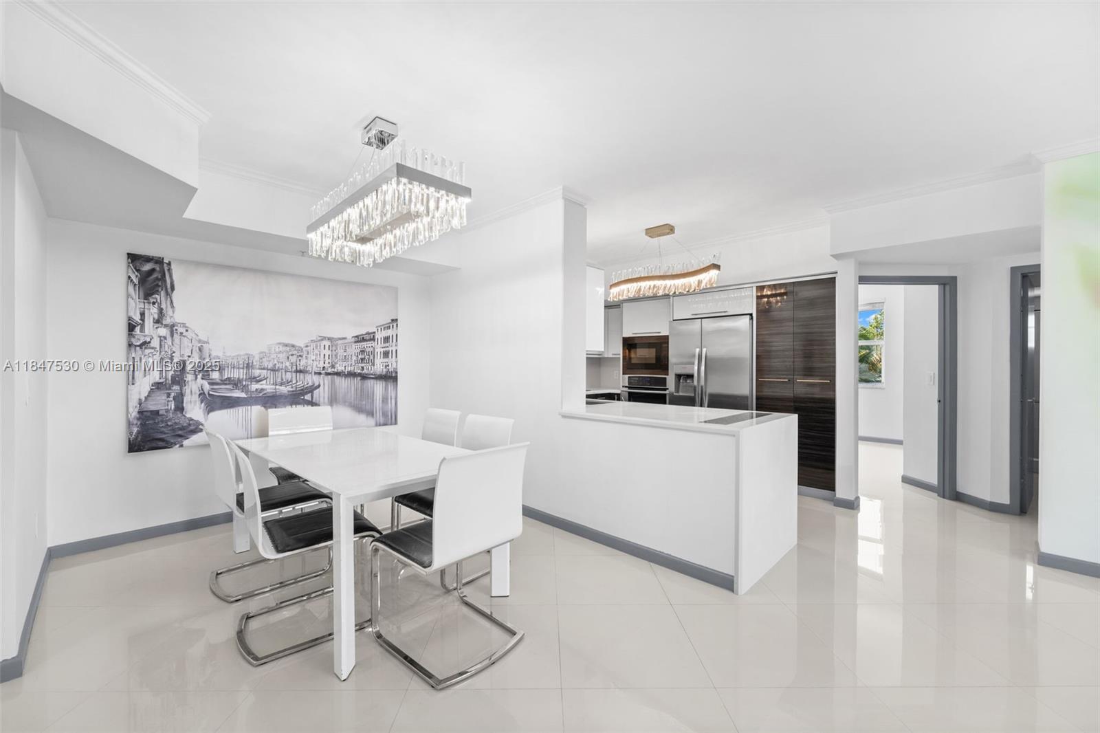 LOCATION! WATER VIEW! Spacious, fully furnished and renovated 3-bedr/2-bath unit in the sought-after PORTO BELLAGIO condominium — ideally situated in the heart of Sunny Isles, just across the street from the OCEAN! This private CORNER residence has no adjacent neighbors and offers beautiful water views throughout.The unit features stylish finishes, in-unit washer and dryer, and covered parking. Steps away from a lively shopping plaza with a supermarket, cafes, and much more.PORTO BELLAGIO offers resort-style amenities including a brand-new fitness center, two heated pools, jacuzzi, business center, and clubhouse. Pet-friendly and zoned for top-rated schools.Listed price is for annual rental. Seasonal rental is also available — please contact for terms and pricing. Easy to show!
