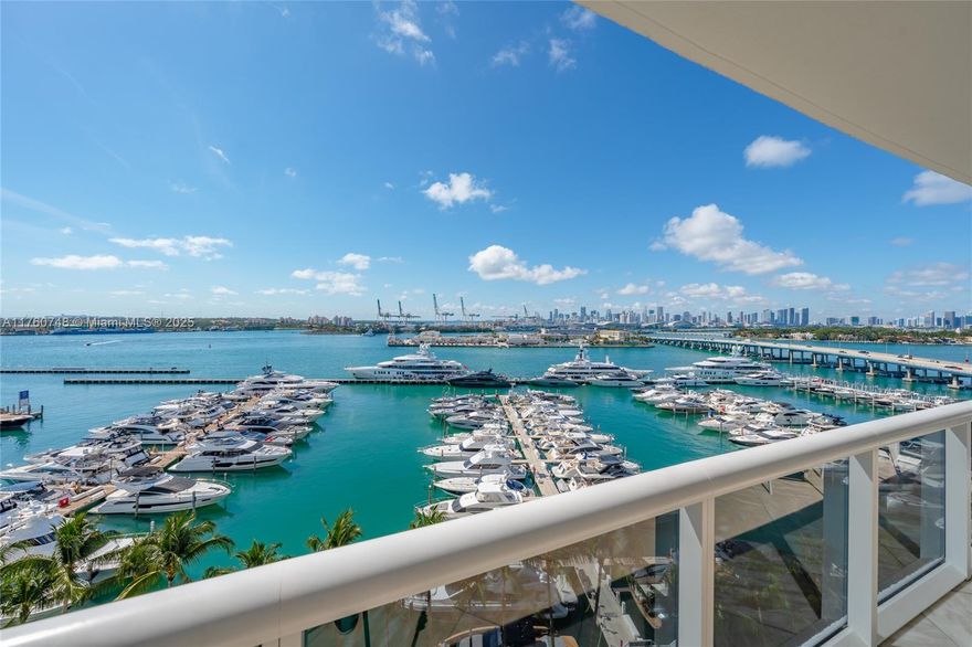 Experience luxury living at Murano Grande, South of Fifth’s premier waterfront building. This expansive  residence in the coveted 03 line boasts floor-to-ceiling windows with breathtaking views of the ocean, sunrises, sunsets, and Downtown Miami. Elegant marble flooring, an open kitchen, and an updated master bath elevate the space. Each en-suite bedroom features motorized shades and custom-built closets. Enjoy top-tier resort-style amenities, all just quick distance from pristine beaches, world-class dining, and vibrant nightlife—the pinnacle of sophisticated Miami Beach living.