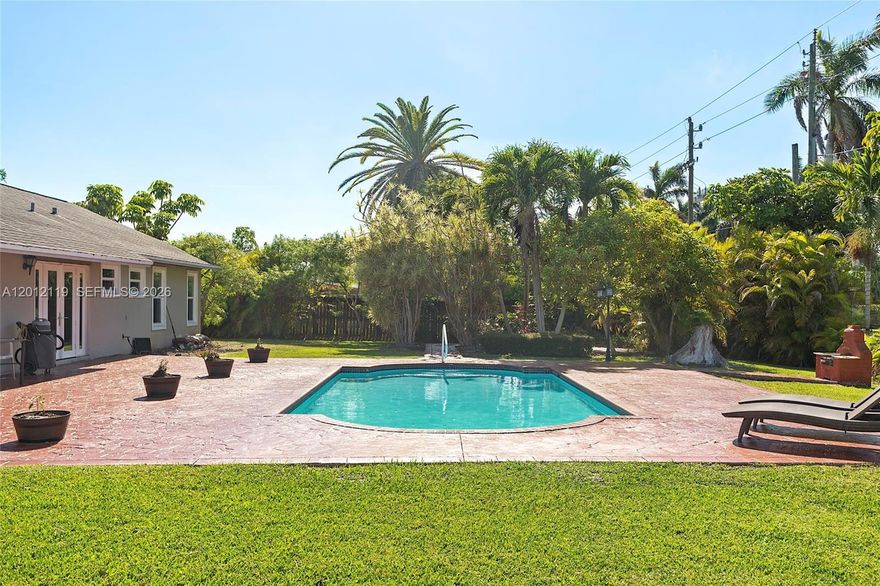 rare opportunity in Cutler Bay where space, privacy, and lifestyle come together on an expansive 0.39-acre lot.



This well-maintained residence features a bright, open layout filled with natural light, creating a warm and inviting atmosphere for everyday living and effortless entertaining. Impact windows add comfort, efficiency, and peace of mind throughout the home.



Step outside to your own private backyard retreat with a sparkling pool and generous patio space—perfect for relaxing weekends or hosting guests while enjoying the South Florida lifestyle.



The home is move-in ready, while also offering the opportunity to personalize and elevate over time to match your own style and vision. Set on an oversized lot, the property provides both privacy and long-term potential—an increasingly rare combination in today’s market.



With no HOA, enjoy added freedom and flexibility rarely found in this area.



Ideally located in a quiet residential setting with convenient access to major roads, shopping, dining, and schools, this property presents a unique blend of immediate livability and future upside.



Opportunities like this—where space, flexibility, and lifestyle align—are becoming increasingly limited.
