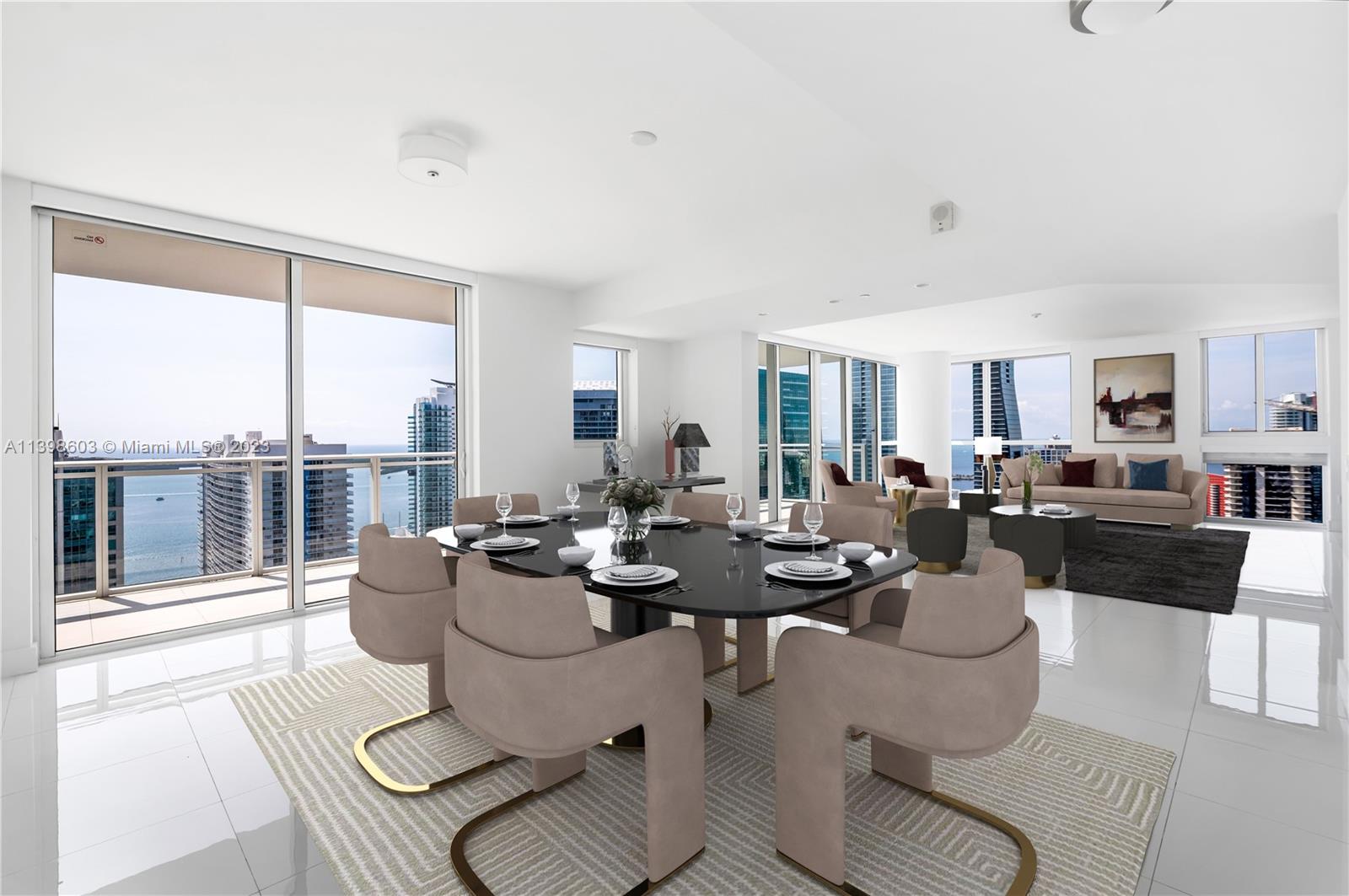 Property for Sale at 1080 Brickell Ave 3900-3901, Miami, Broward County, Florida - Bedrooms: 4 
Bathrooms: 5  - $2,449,000