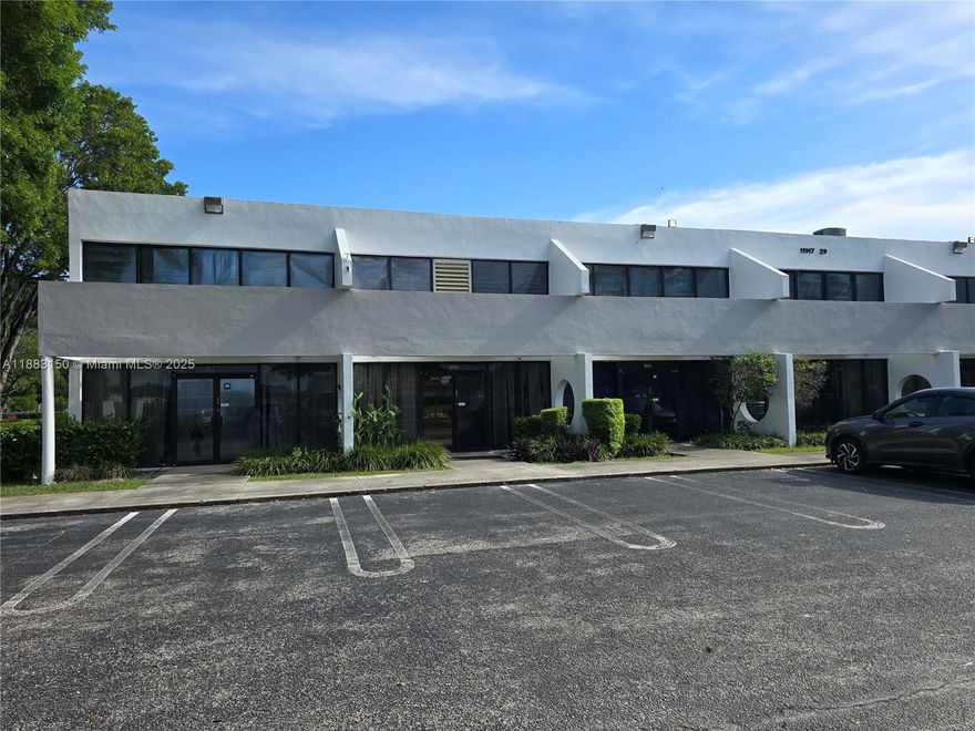 Full warehouse 100% A/C available for lease in Coral Springs. Units 11917/11923 are a combination of 4 units at a total of 7,400 +/- SQFT. Each unit is approximately 1850 +/- SQFT. Units can also be leased separately or combined (ex: 2 units, 3 units, etc.) See other listings in this building for prospective set ups. Each warehouse has approximately 21’ clear ceiling height, 1 roll-up / drive-in door, and 1 restroom. Property is in the Coral Springs Corporate Park and in IRD zoning – allowing for an array of industrial business uses. Frontage to 35th street (right behind Sample Rd.) Previously used by national food distribution company. Easy access to the Sawgrass Expressway, I-95, and Florida’s Turnpike. Contact for more information!
