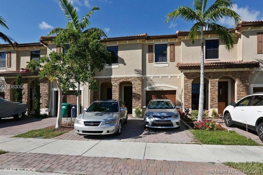 Beautiful 3 bedroom townhome in the popular Silver Palms community! This home will not disappoint, and features a spacious layout with living room, dining, room, and family room downstairs. Fully upgraded kitchen with wood cabinets and granite countertops. All tile floors downstairs are an added bonus! High ceilings throughout, and great closet space, along with attached one car garage. Fenced backyard. Situated across from playground and open common grounds! Plenty of guest parking spaces near unit. Close to schools, shopping, and turnpike. State of the art clubhouse with pool, gym, and kid's waster park. Make your appointment today!
