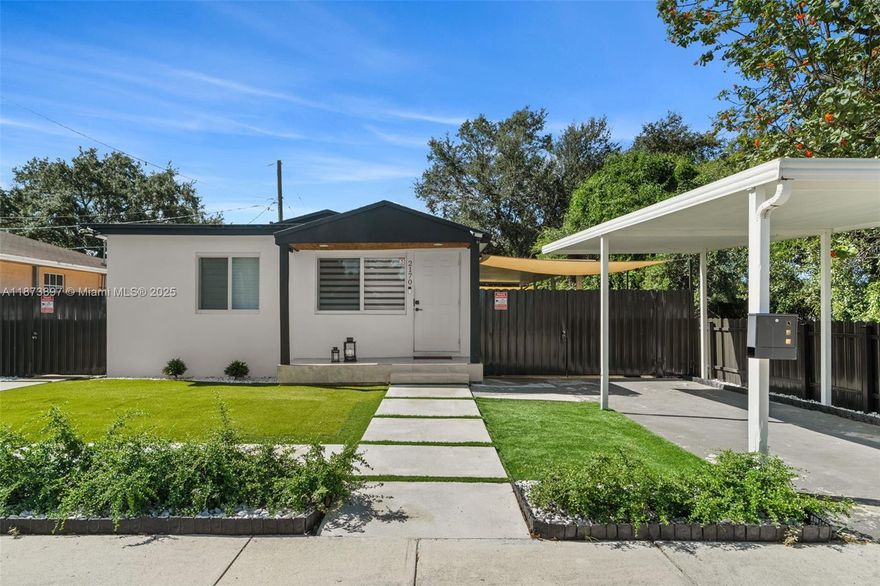Beautiful renovated 3 bedroom 2 bathroom home just 15 minutes from Wynwood. This centrally located property offers modern updates throughout, making it perfect as a primary residence or an investment opportunity. Enjoy a spacious patio ideal for entertaining or relaxing outdoors. Don't miss out this versatile and conveniently situated home!