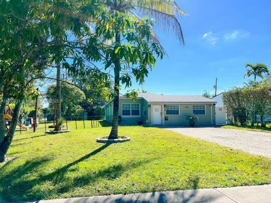 Beautiful Upgraded Single Family in a  big Corner Lot.  In-law Quarters w/ Separate Entrance. 4 Bedroom 2 1/2 Bathrooms. Remodeled Wood Kitchen w/ Granite Counters & upgraded Appliances. Hurricane Shutters. Fenced yard. Storage Shed and Playground. Close to Aventura Mall and 10 minutes away from Sunny Isles Beach. Can be rented fully furnished or not.  EASY TO SHOW! READY TO MOVE IN!