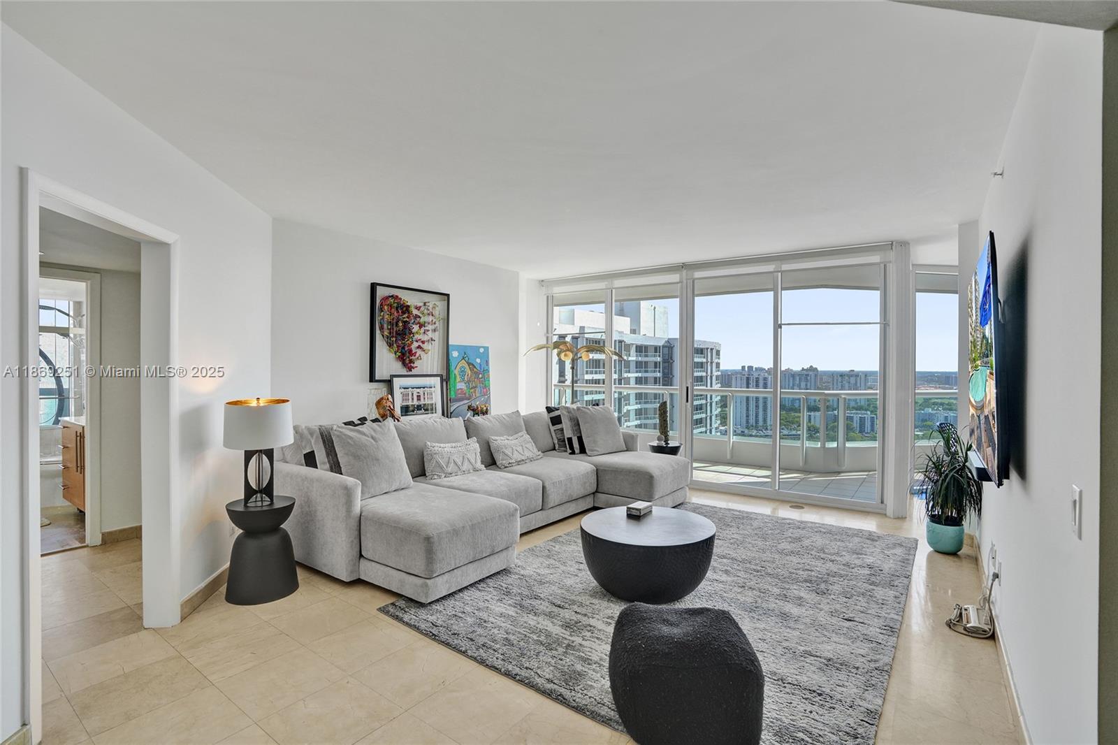Welcome to The Point in Aventura. This spacious 3-bedroom, 2-bath residence offers a bright, open layout with a large kitchen and two private balconies—one with beautiful ocean views. The community provides resort-style amenities including three pools, a newly updated spa and fitness center, tennis courts, an Intracoastal café, kids’ clubs, and more. The lobby and common areas are currently being renovated, adding even more value to this premier condominium. Conveniently located near the marina, schools, place of worship, shops, children playgrounds, and much more.