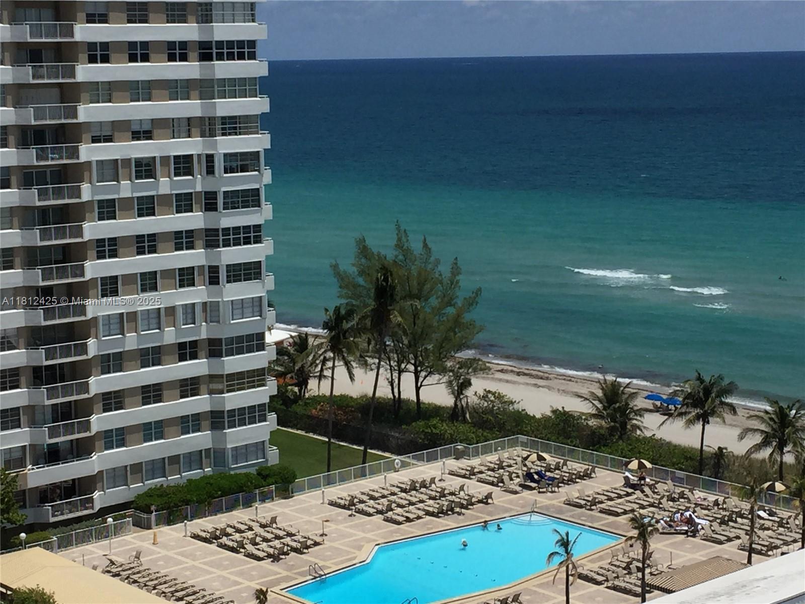 Rental Property at 1980 S Ocean Dr 12B, Hallandale Beach, Broward County, Florida - Bedrooms: 1 
Bathrooms: 2  - $2,500 MO.