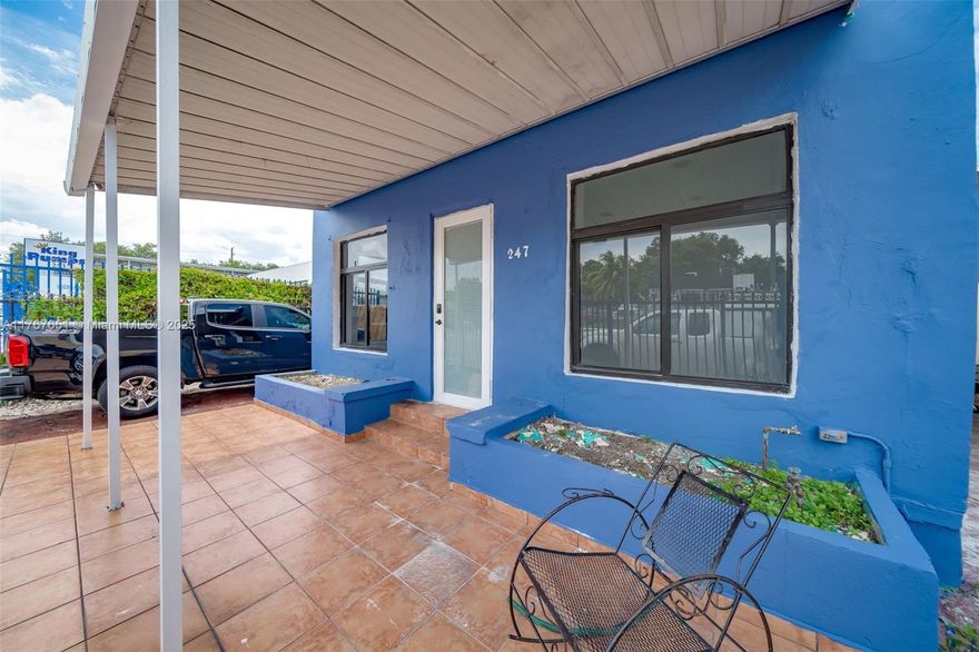 Don't miss this incredible opportunity to own a fully renovated duplex just 5 minutes from Wynwood and the Miami Design District. Whether you choose to keep it as a high-income rental or convert it into your own business, this property offers exceptional versatility. It features two spacious 3-bedroom, 2-bath units and a separate studio. New upgrades include modern finishes, tile flooring throughout, impact windows and doors, a new roof, updated electrical and plumbing, and a brand-new AC. With over 2700sqft of living space and T5-0 Commercial zoning, the possibilities are endless.