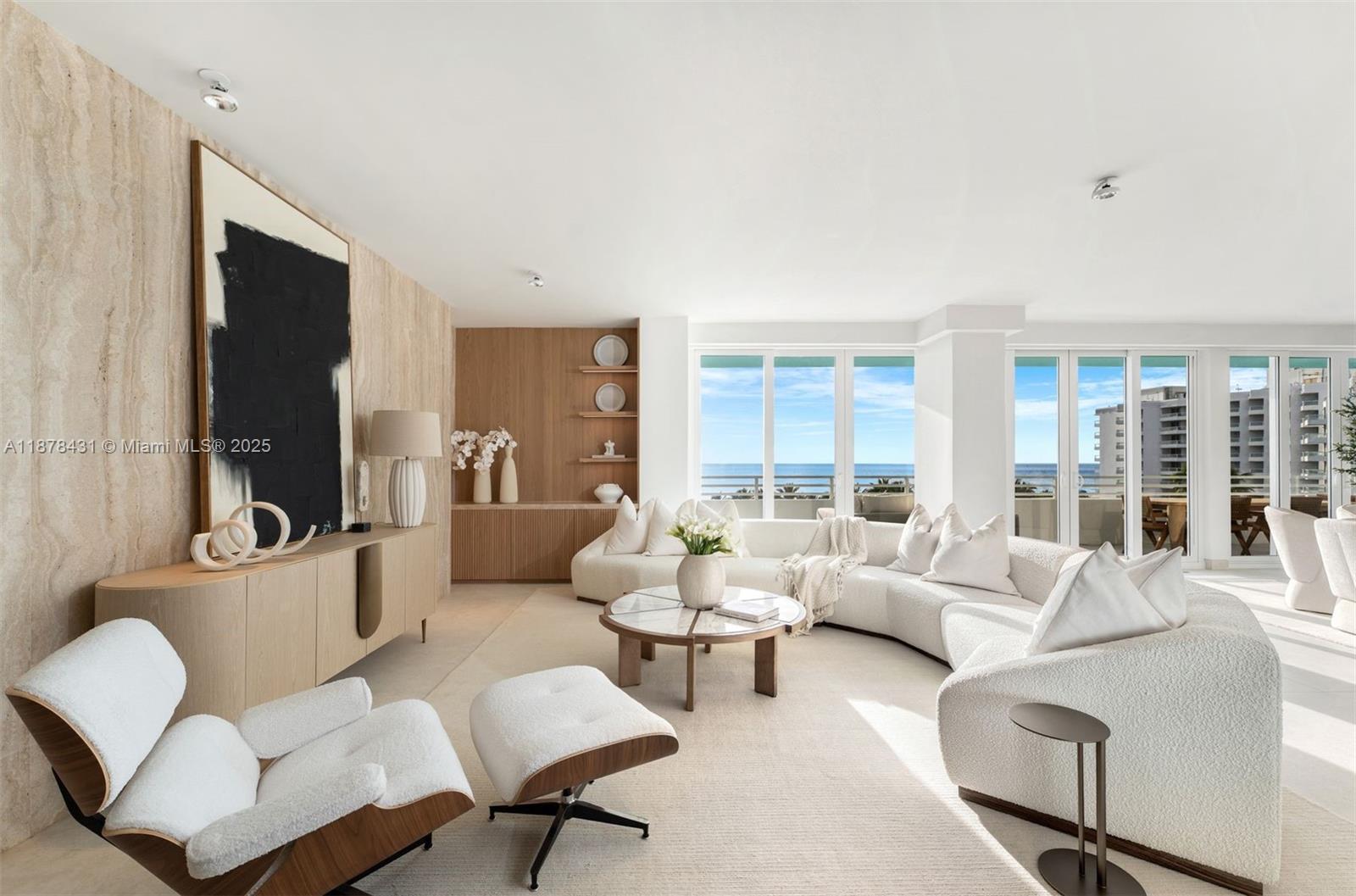 Casa Mare at Ocean Place No. Seven – 226 Ocean Drive
Located in the heart of South of Fifth, Casa Mare is a fully renovated, custom 3 bed/3 bath residence that blends refined interiors with the ease of oceanfront living.
The open layout features European oak cabinetry, natural stone finishes, bespoke wardrobes, and large-format porcelain flooring throughout. An expansive oceanfront terrace overlooks the park and ocean, perfect for sunrise coffee or sunset cocktails.
Ocean Place, designed by Arquitectonica, offers boutique amenities including concierge, 24-hour security, pool, jacuzzi, fitness center, and two covered parking spaces.
Situated near South Pointe Park and world-class dining, Casa Mare delivers a polished style in one of Miami Beach’s most coveted neighborhoods.