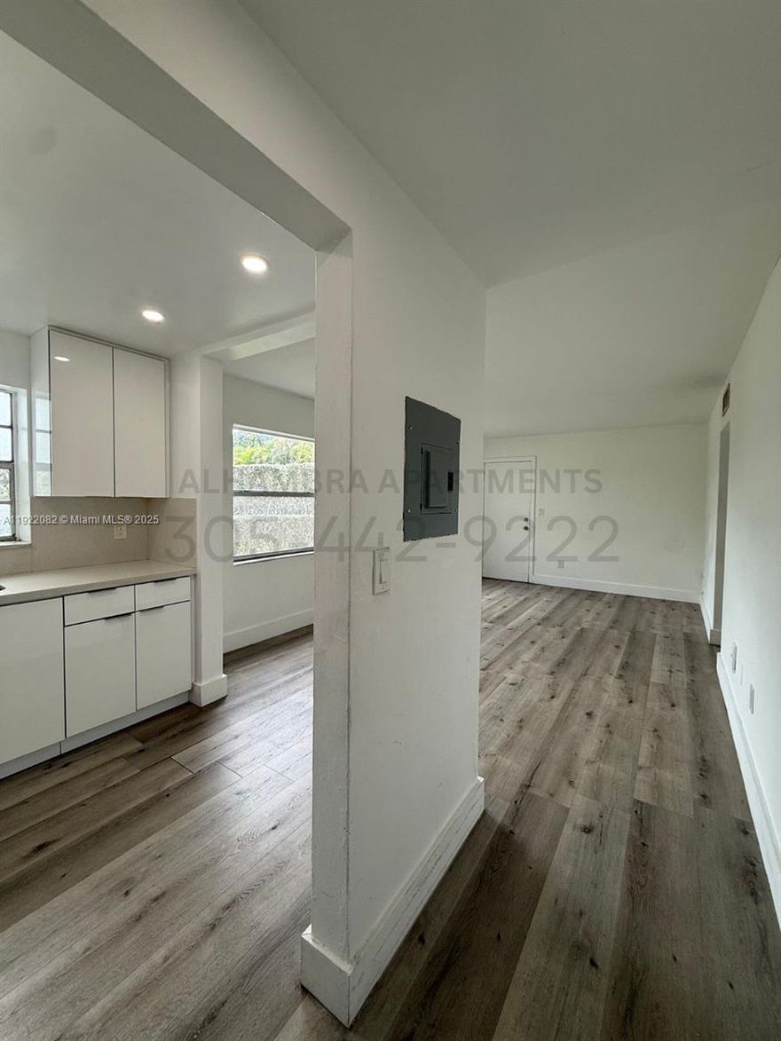 Fully renovated 2-bedroom, 1-bathroom corner unit located at 3100 West Flagler St in Miami. The unit has been updated throughout and features a modern kitchen with new cabinetry, a renovated bathroom with a walk-in shower, and a good-sized balcony positioned on the corner of the building for added privacy and outdoor space. Water is included in the rent. The building is pet-friendly and offers several resident amenities, including a pool and on-site laundry facilities. The property is conveniently situated near major roads, public transportation, and nearby neighborhoods such as Coral Gables and Brickell, providing easy access to shopping, dining, and essential services.