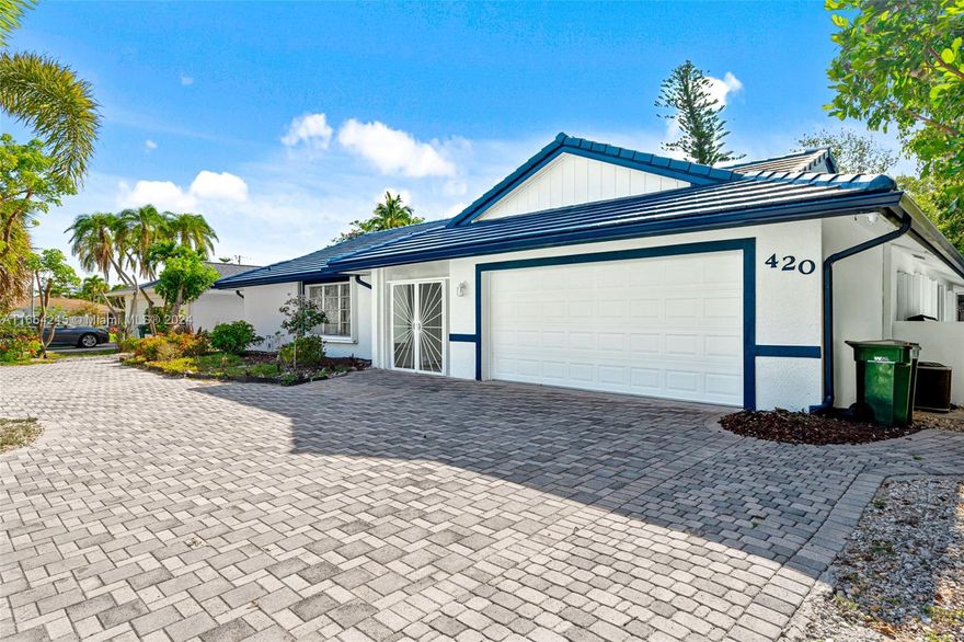 Move in ready beautiful 3-bedroom, 3-bathroom home on Marco Island, offering the ultimate tropical retreat with a private screened pool and a fenced yard for added privacy. Located minutes away from the beach in the desirable Tigertail Beach area. This spacious home spans over 2,000 sq. ft. and is in great condition. Recent upgrades include a newer tile roof and gutters, a custom oversized brick-paver circular driveway, exterior and interior paint, a screened pool, and hurricane accordion shutters. Additional features include a hurricane-rated garage door, an upgraded electrical panel, and a newer HVAC system. The kitchen has a granite countertops and a custom tile backsplash. Excellent personal residence or a lucrative investment property, home is a must-see, call now. Will not last.
