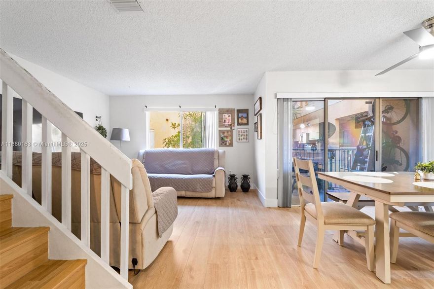 Beautiful and cozy 3-bedroom, 2.5-bath unit located on the 2nd level with a spacious and functional layout. Enjoy peace of mind with a brand-new A/C unit and water heater. Comes with two assigned parking spaces and is situated in a pet-friendly community. Residents have access to bike and jogging paths, tennis courts, and are just minutes from shopping centers, restaurants, schools, and major highways, making it convenient for everyday living. This home is ideal for first-time buyers or investors seeking a well-maintained property in a highly desirable location. Community offers a relaxed lifestyle with plenty of outdoor activities nearby. Easy to show, schedule your private tour today!