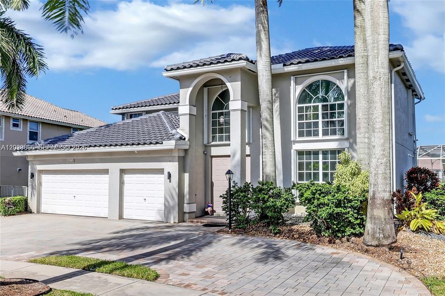 *******************************$15,000 Seller Credit To Buyer***********************************

LUXURIOUS, MODERN & STYLISH LAKEFRONT KINGSTON-PLUS MODEL WITH DOUBLE-SIZED POOL IN SOUGHT-AFTER CRYSTAL HARBOR AT PEMBROKE FALLS. A RARE FIND! This is a COMPLETELY RENOVATED HOME featuring 4 BEDROOMS, 3.5 BATHS, and a 3-CAR GARAGE. The heart of the home is the ELEGANT GOURMET KITCHEN with exclusive, hand-picked granite countertops, upgraded wood cabinets, and high-end appliances. A massive, AMPLE LOFT upstairs is perfect for a media or game room. The SPACIOUS MASTER SUITE includes a dedicated sitting area and a newly renovated luxury bath. Enjoy ACCORDION SHUTTERS throughout and ELEGANT PORCELAIN FLOORS on the first level. The EXPANSIVE, SCREENED-IN PATIO is designed for outdoor gatherings, boasting a UNIQUE, HUGE POOL & SPA with AMAZING LAKE VIEWS. Situated on a massive 16,758 SF LOT! This "EVERYTHING YOU NEED" RESORT-STYLE GATED COMMUNITY offers a state-of-the-art recreation center. HOA INCLUDES CABLE, HIGH-SPEED INTERNET, and 24 HR SECURITY. Peace of mind with a NEW $100K ROOF! SELLER WOULD CONSIDER SELLING IT FURNISHED! * 24 HOUR NOTICE FOR SHOWINGS *