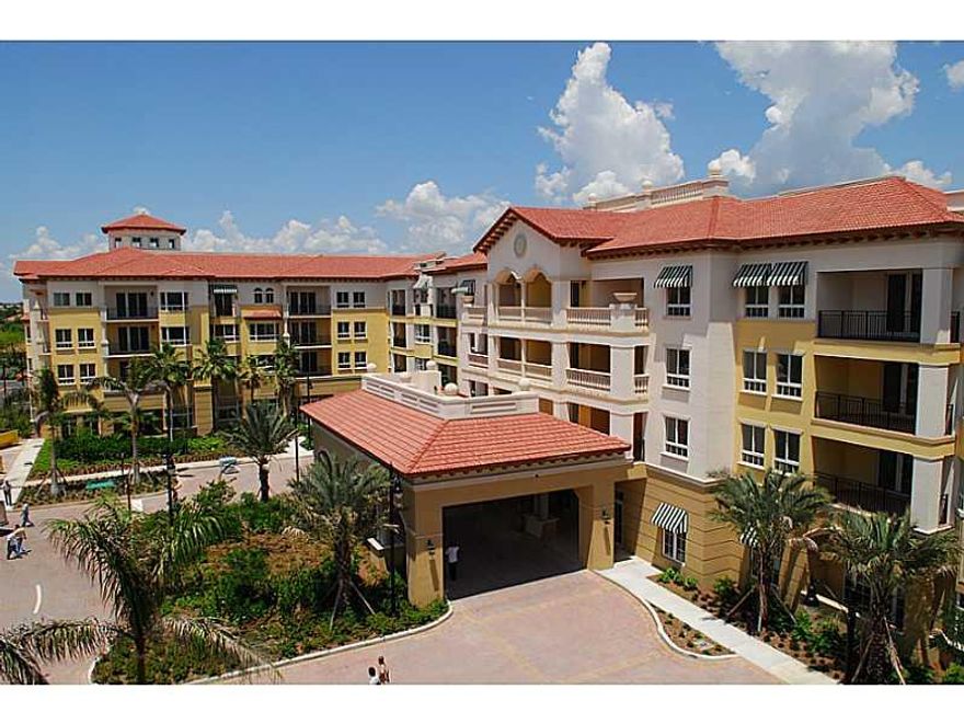 Luxurious 2BR/2BA condo in the Clubhouse building (where all of the amenities are). 55+ community. Gourmet kitchen with cherry cabinets, granite counters and stainless steel appliances. Porcelain flooring in the living areas, carpeting in the bedrooms, custom millwork throughout. Resort style amenities include clubhouse, pool & spa, billiard & club rooms, library & business center, spa and salon, exercise and aerobic studio, valet parking. 1284' sq. under air plus 100' sq. Terrace and storage unit.